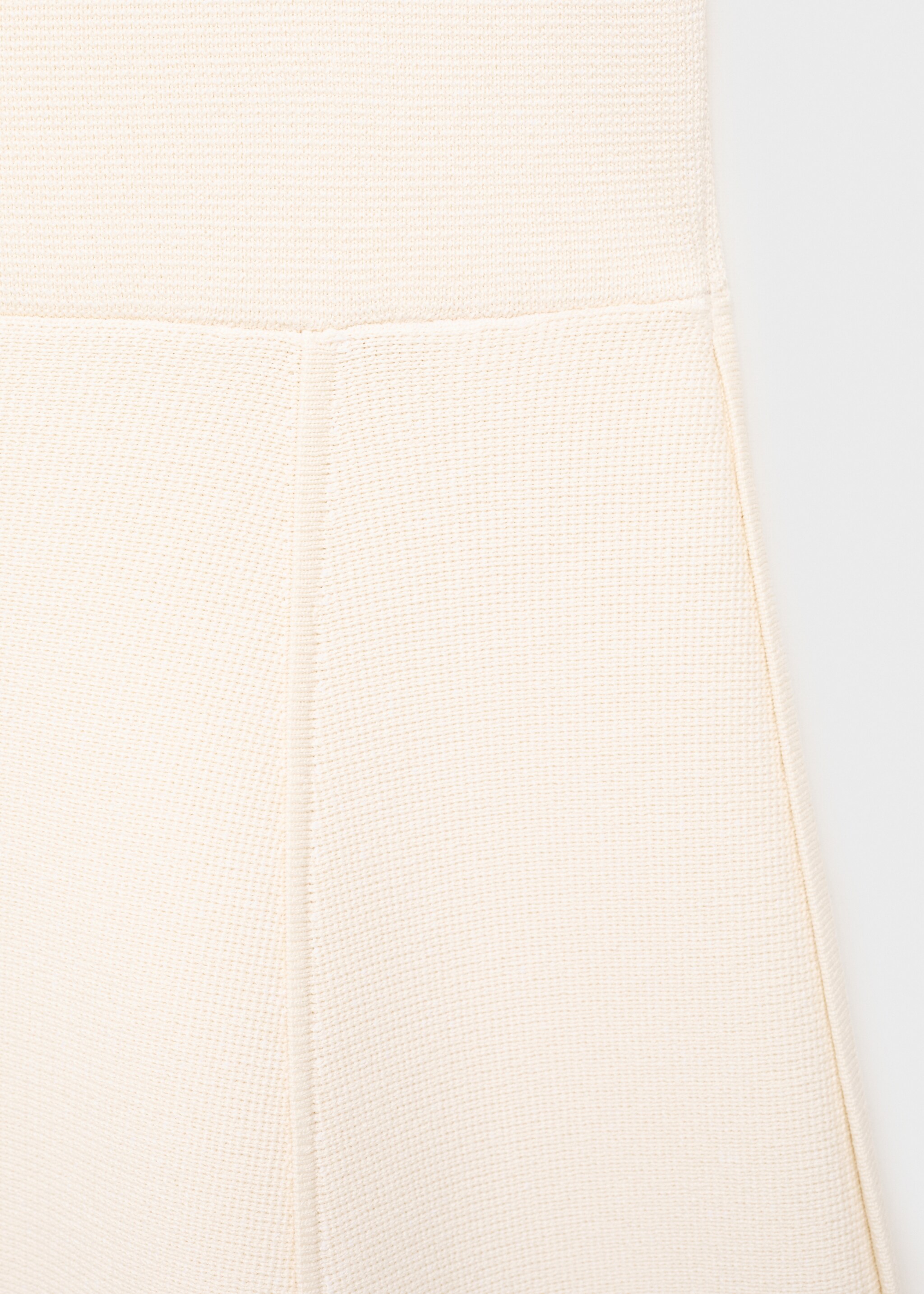 Flared knit dress with perkins collar - Details of the article 0