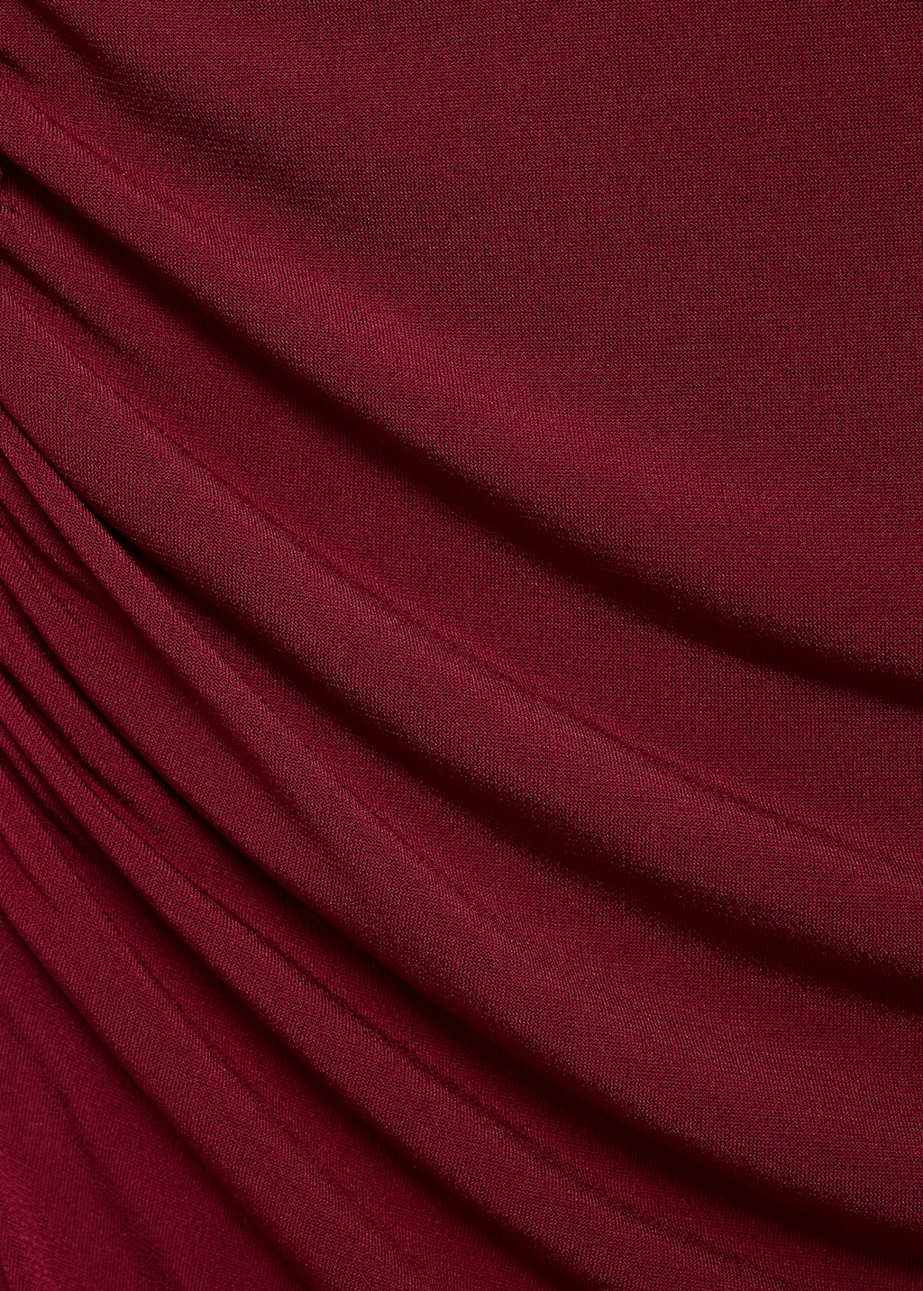 Draped dress with jewel detail