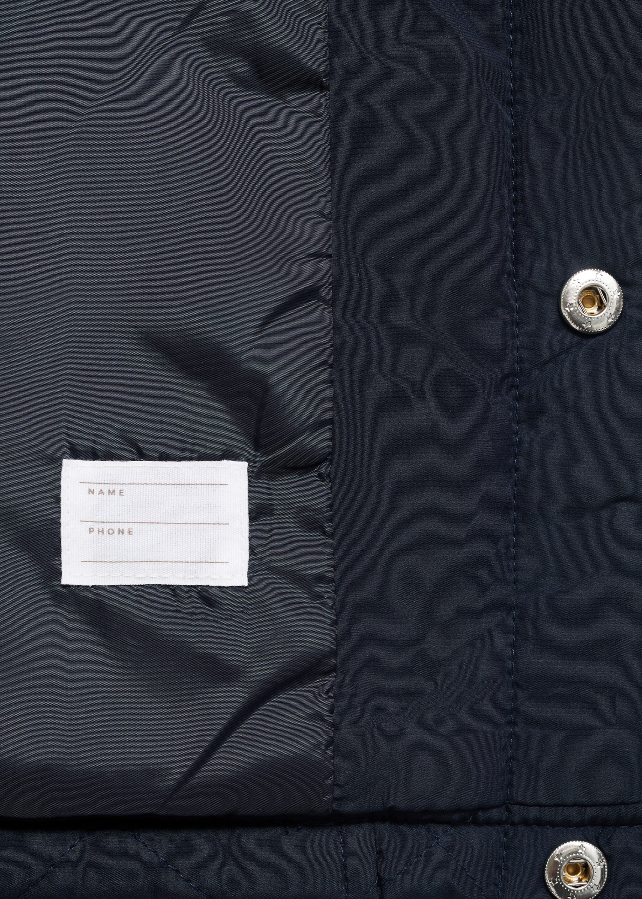 Quilted anorak with shirt collar - Details of the article 0
