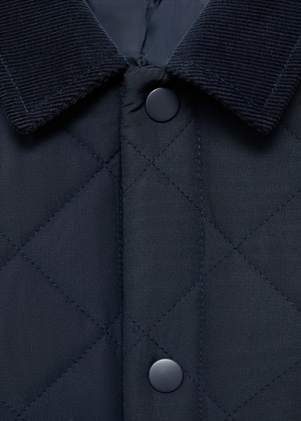 Quilted anorak with shirt collar - Kids | MANGO Canada