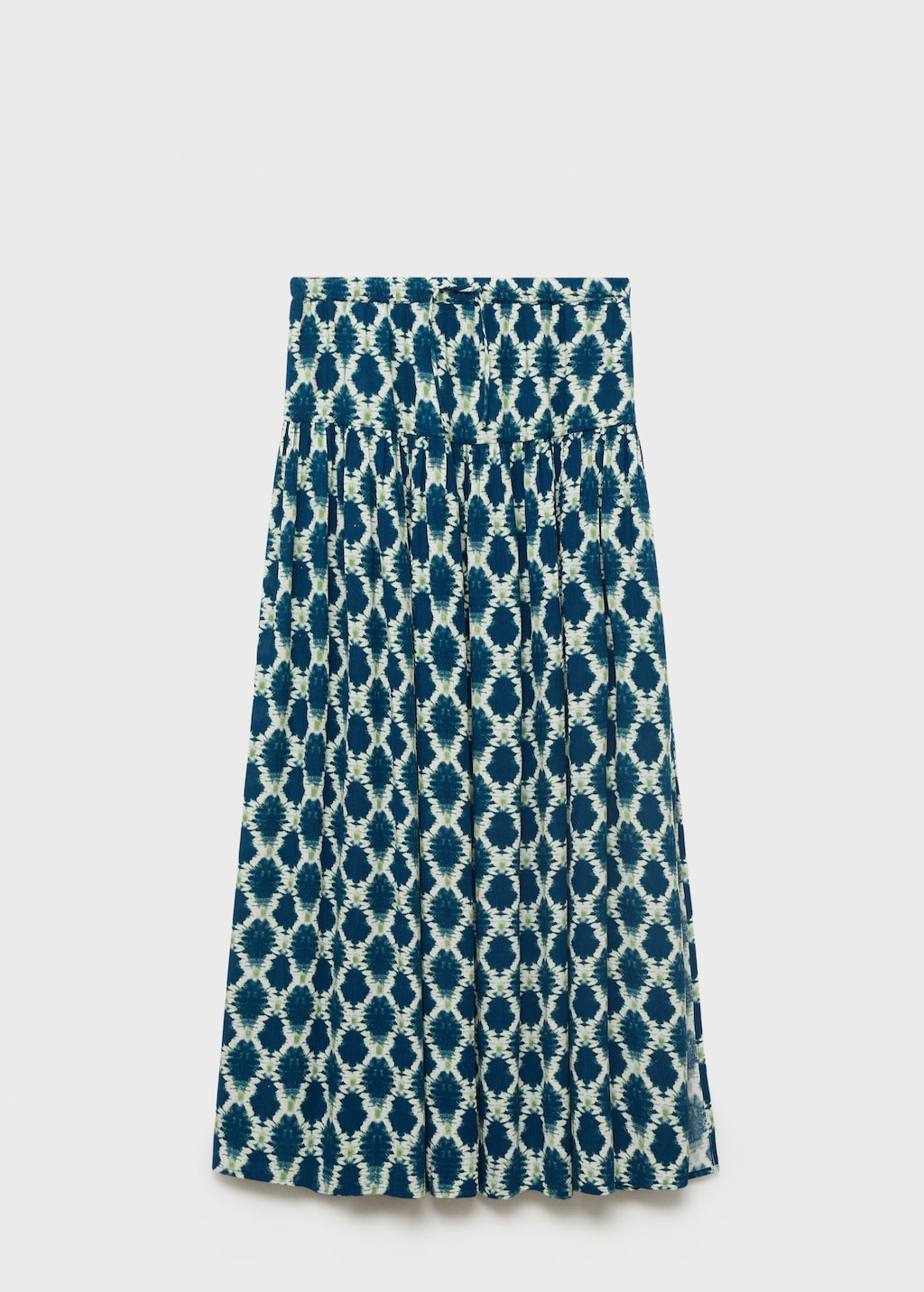 Printed long skirt