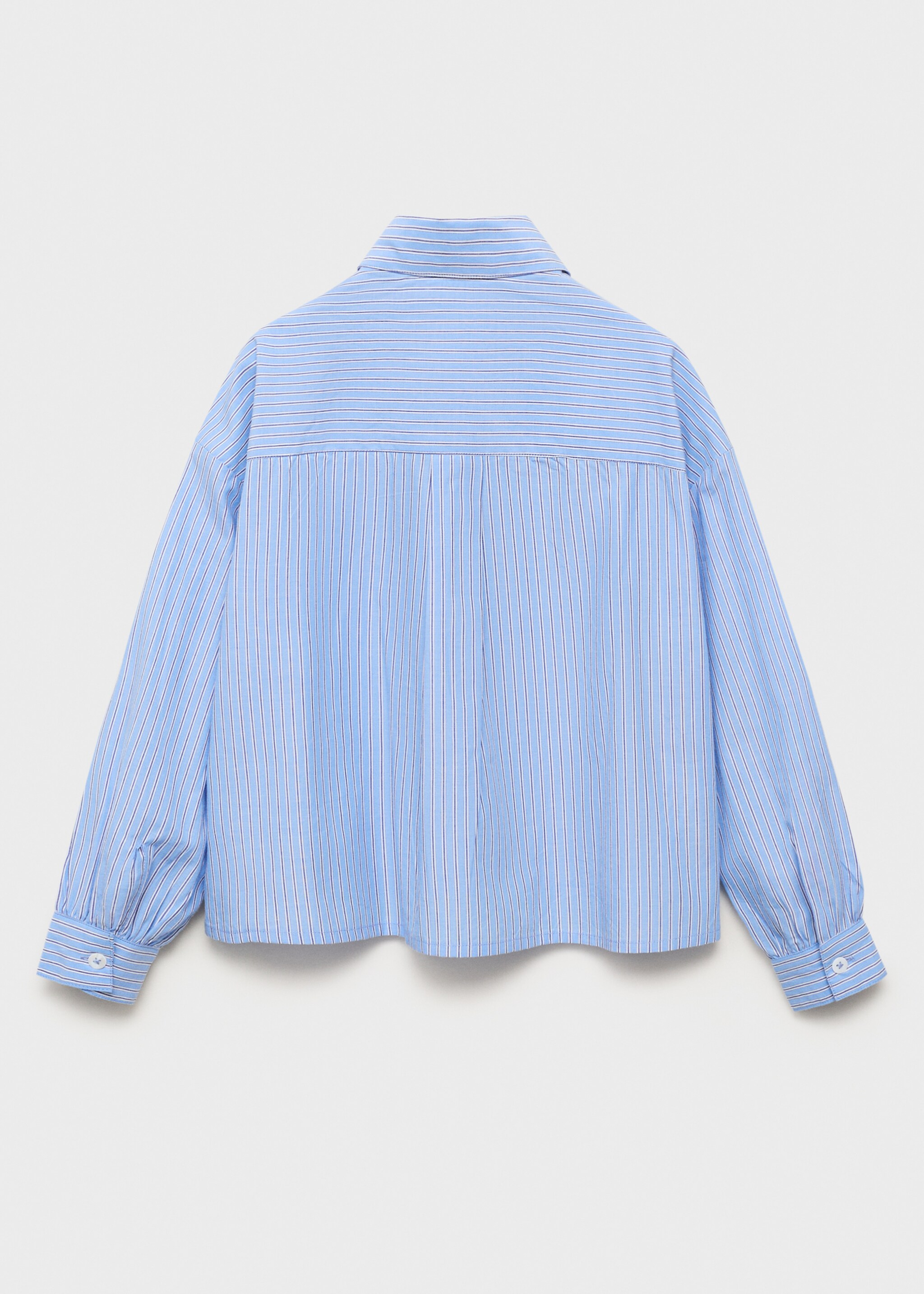 Oversize striped shirt - Reverse of the article