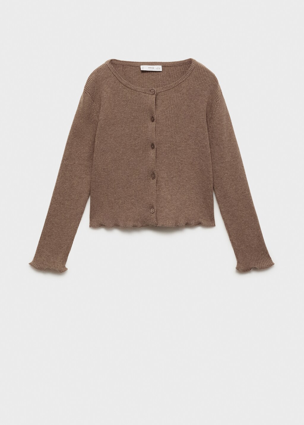 Ribbed knit cardigan