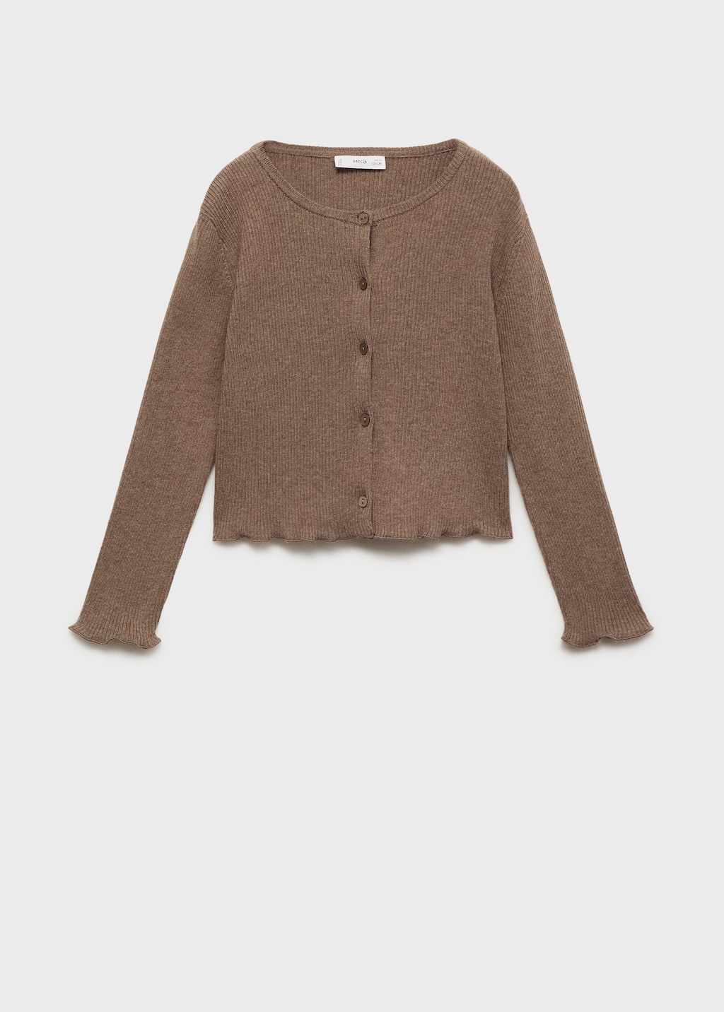 Ribbed knit cardigan