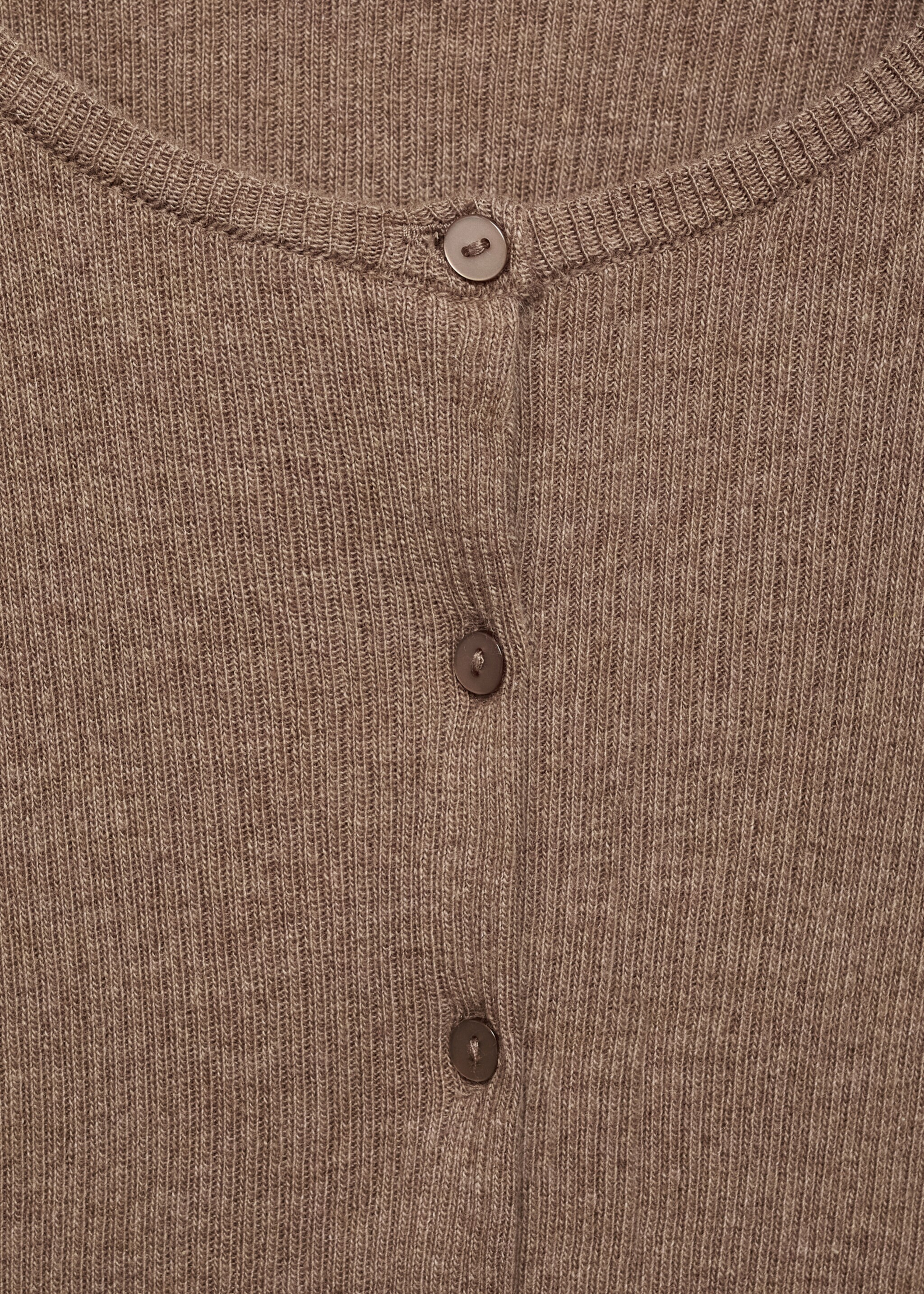 Ribbed knit cardigan - Details of the article 8