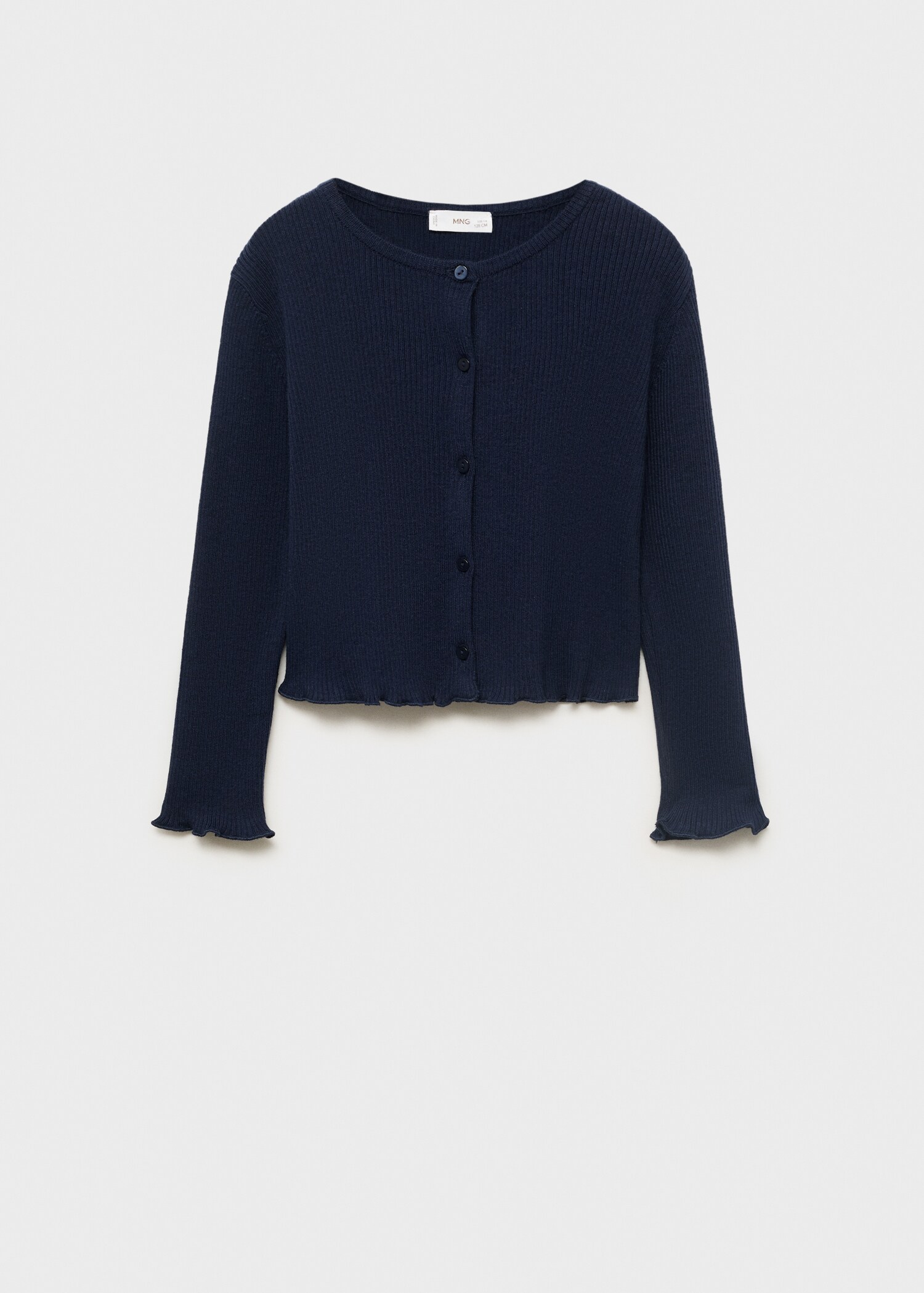 Cardigan maille côtelée - Article sans modèle