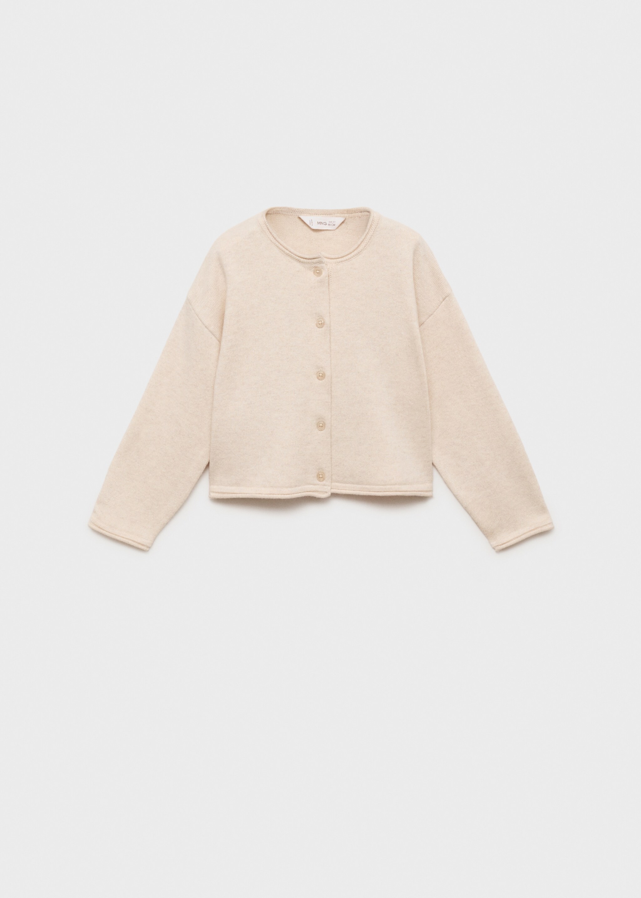 Knitted button cardigan - Article without model