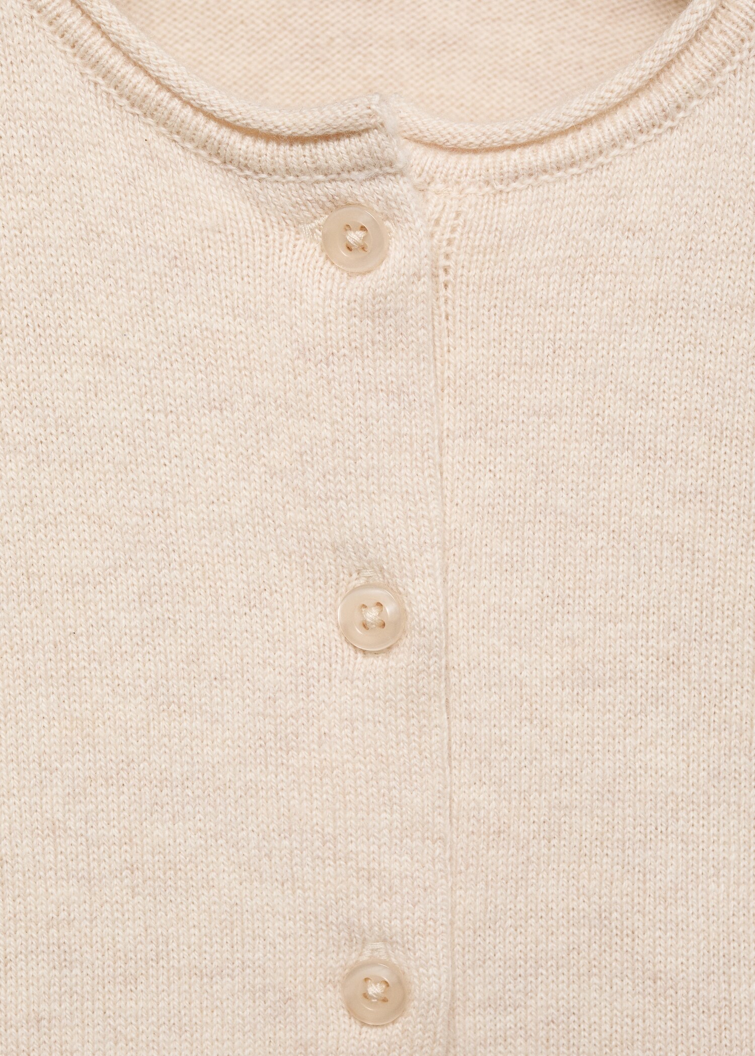 Knitted button cardigan - Details of the article 8