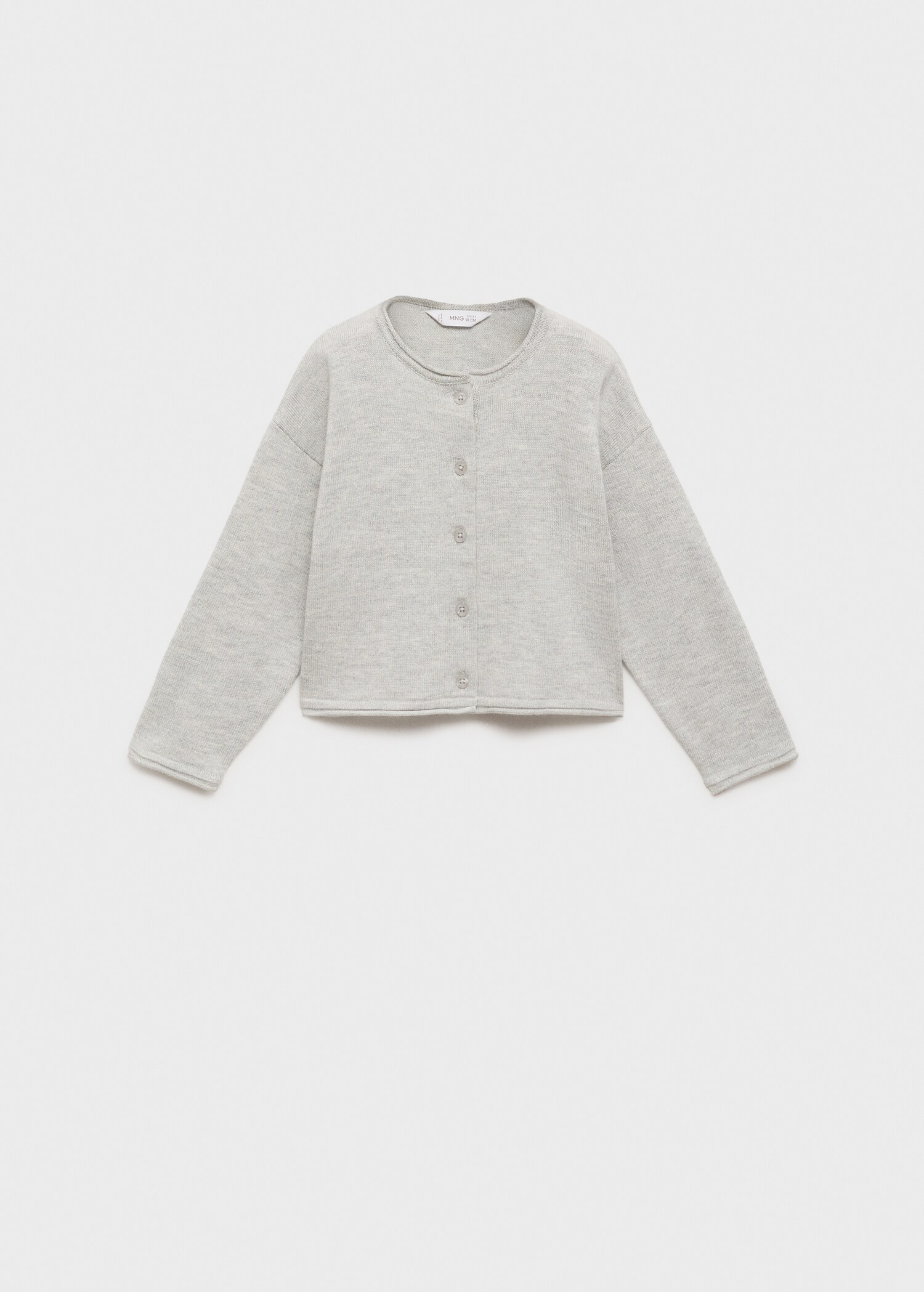 Knitted button cardigan - Article without model
