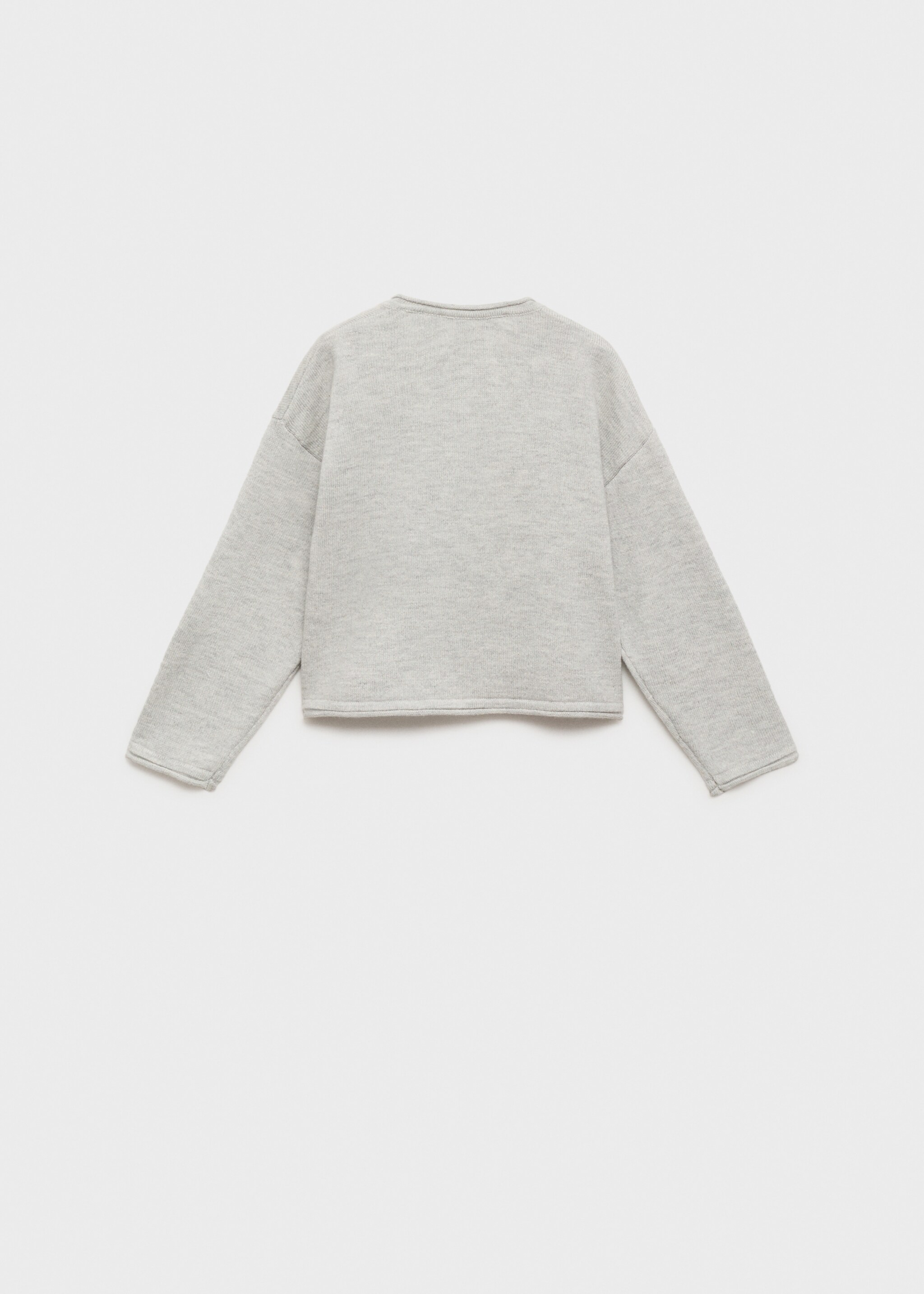 Knitted button cardigan - Reverse of the article