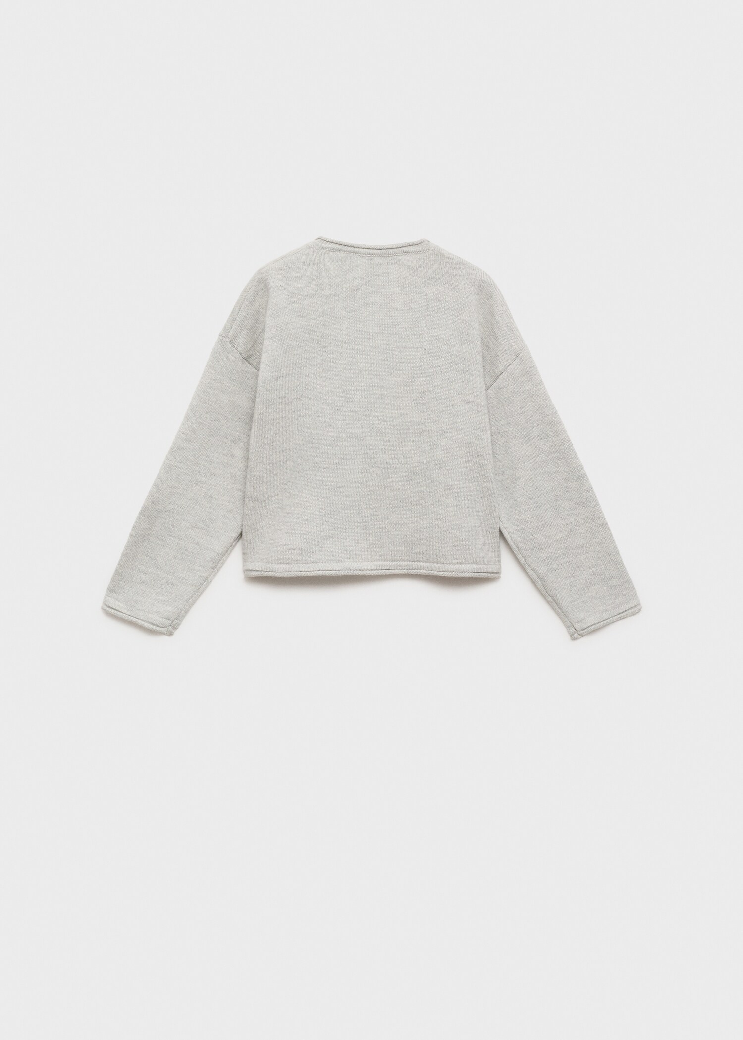 Knitted button cardigan - Reverse of the article