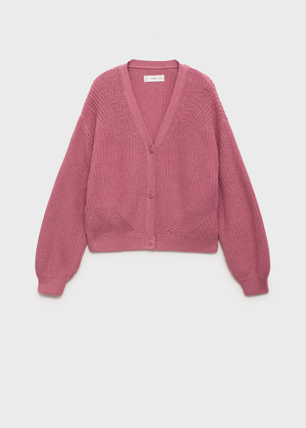 【DEARMINE】Sken Ribbed Round Cardigan Women's Rib Cardigan - A New Day™ Green M: Lightweight