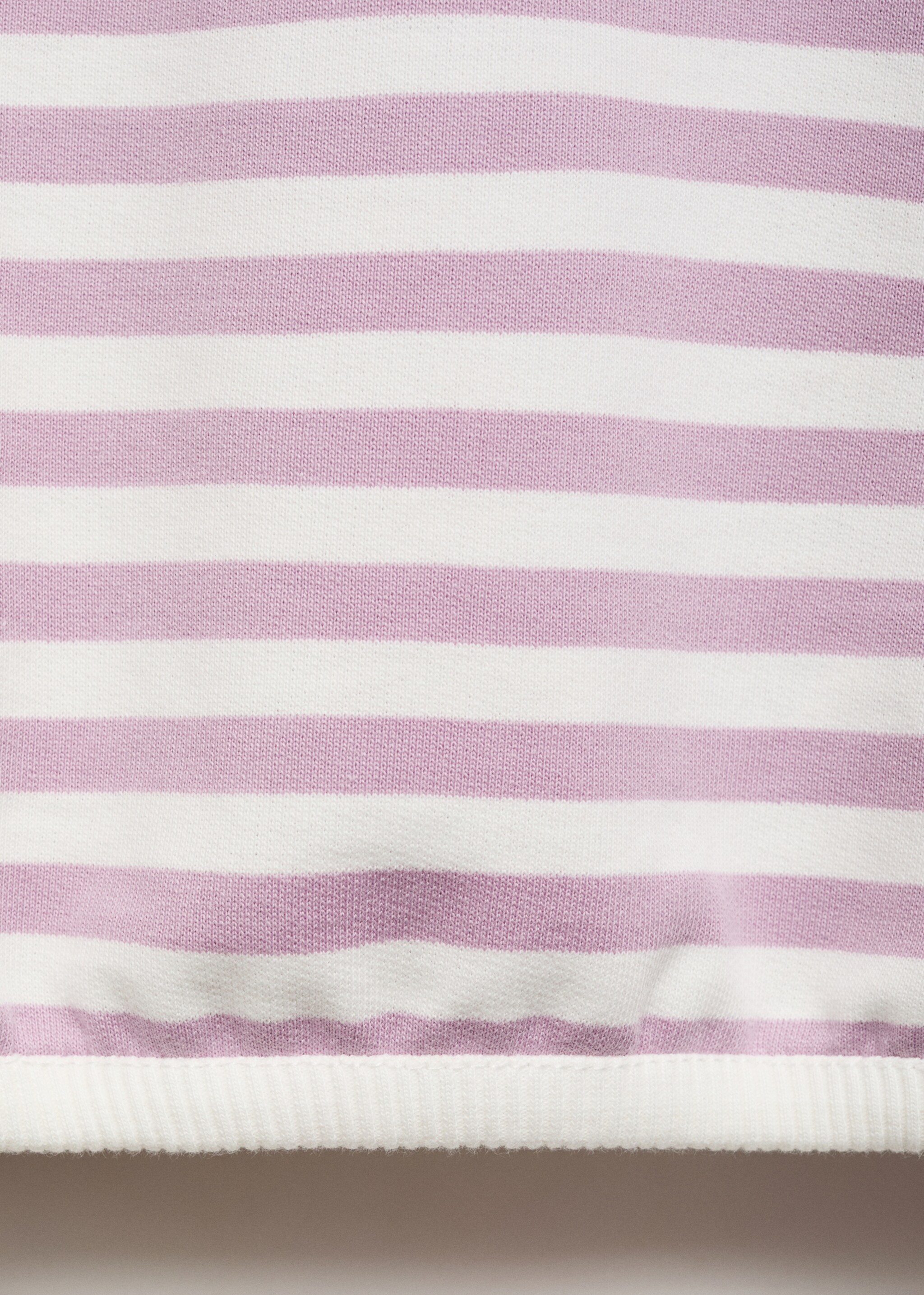 Striped cotton-blend sweatshirt - Details of the article 0