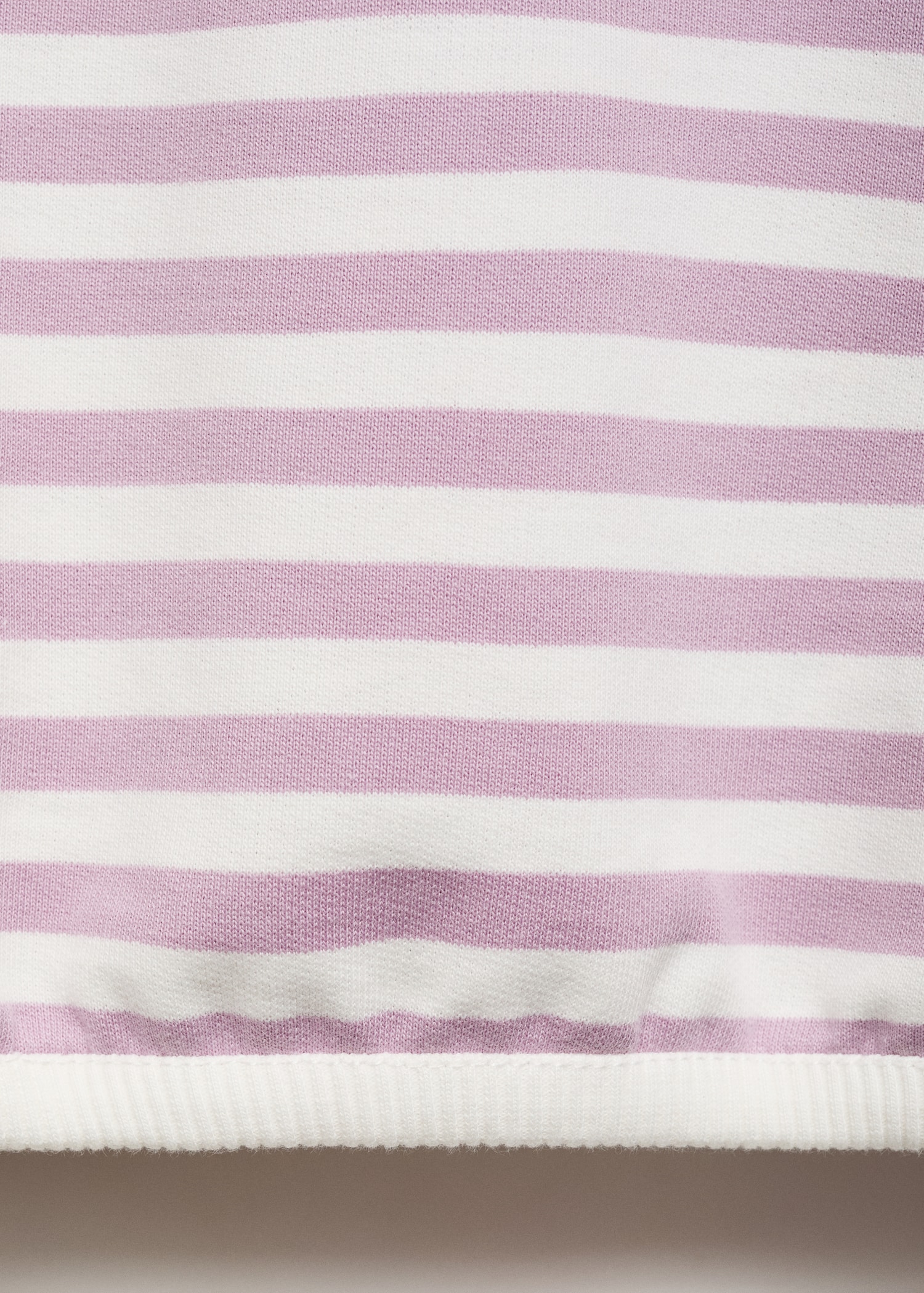 Striped cotton-blend sweatshirt - Details of the article 0