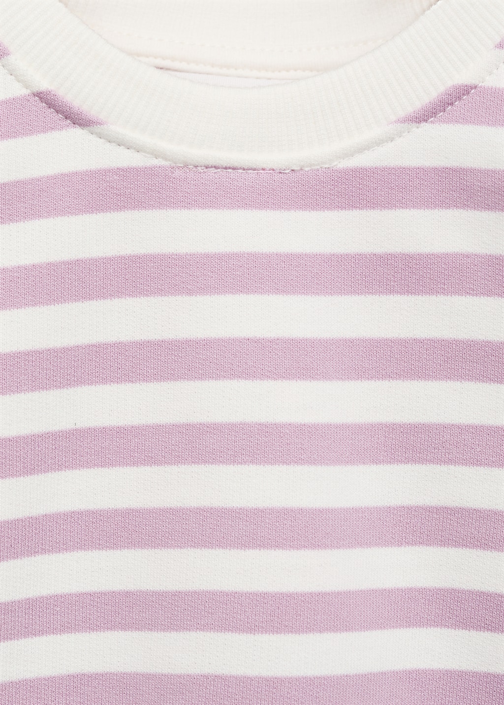 Striped cotton-blend sweatshirt