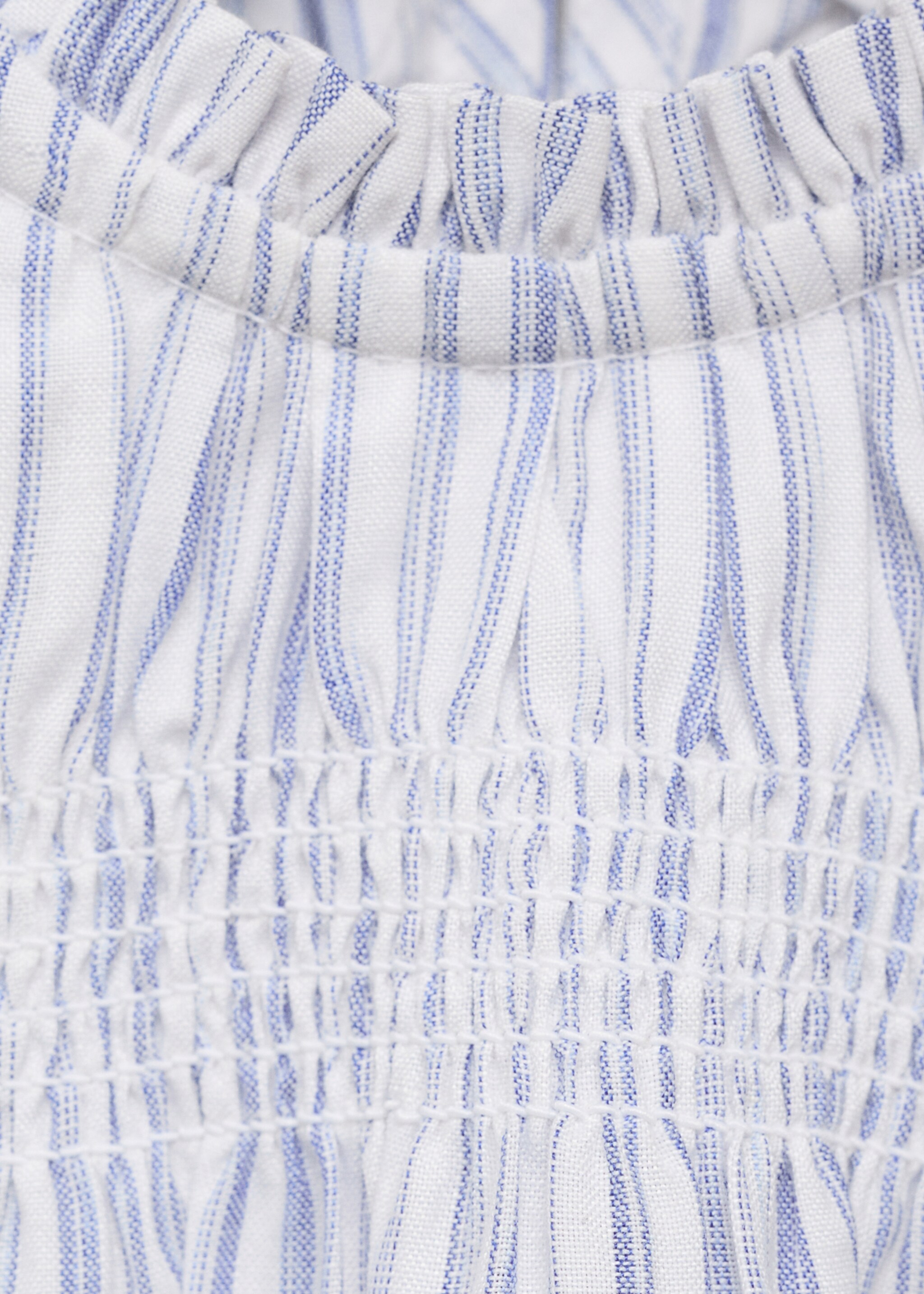 Ruched striped blouse - Details of the article 0