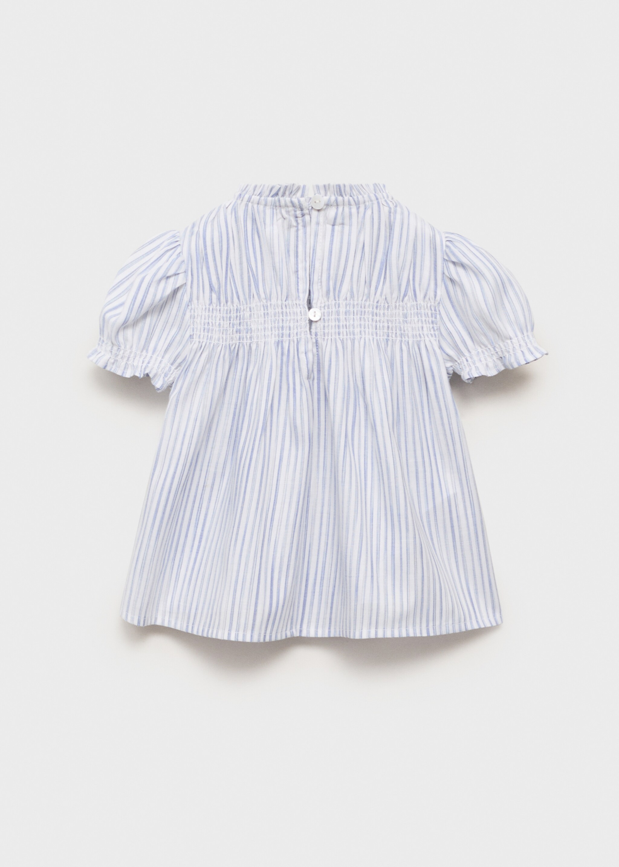 Ruched striped blouse - Reverse of the article