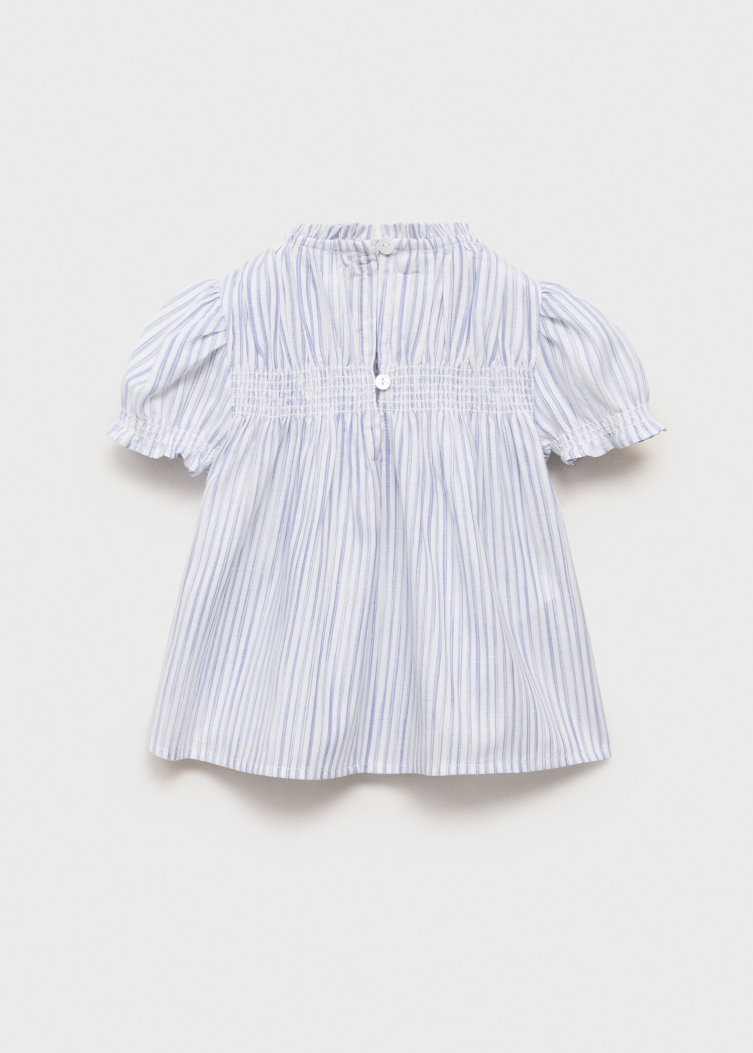 Ruched striped blouse - Reverse of the article