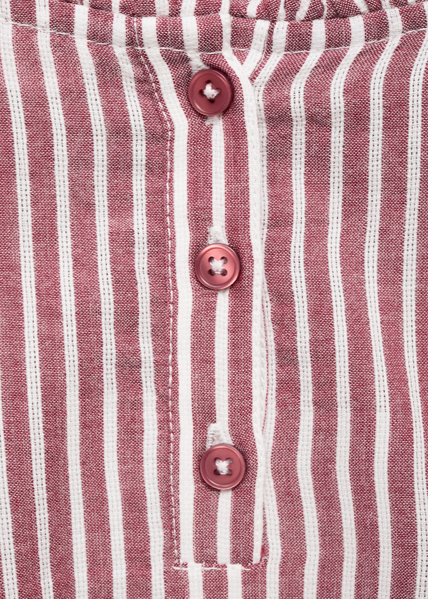 Ruffled stripe-patterned blouse - Details of the article 8