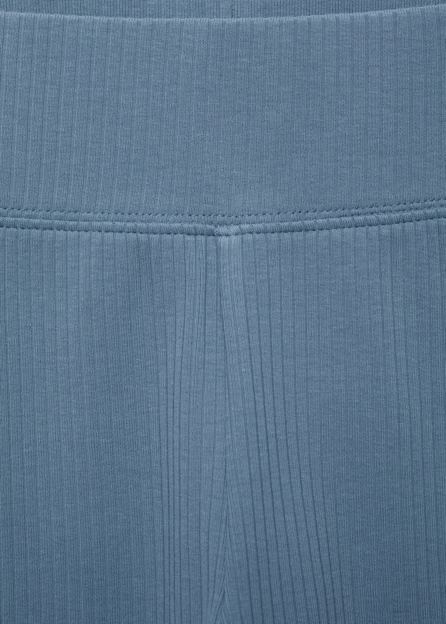 Cotton ribbed leggings - Details of the article 0
