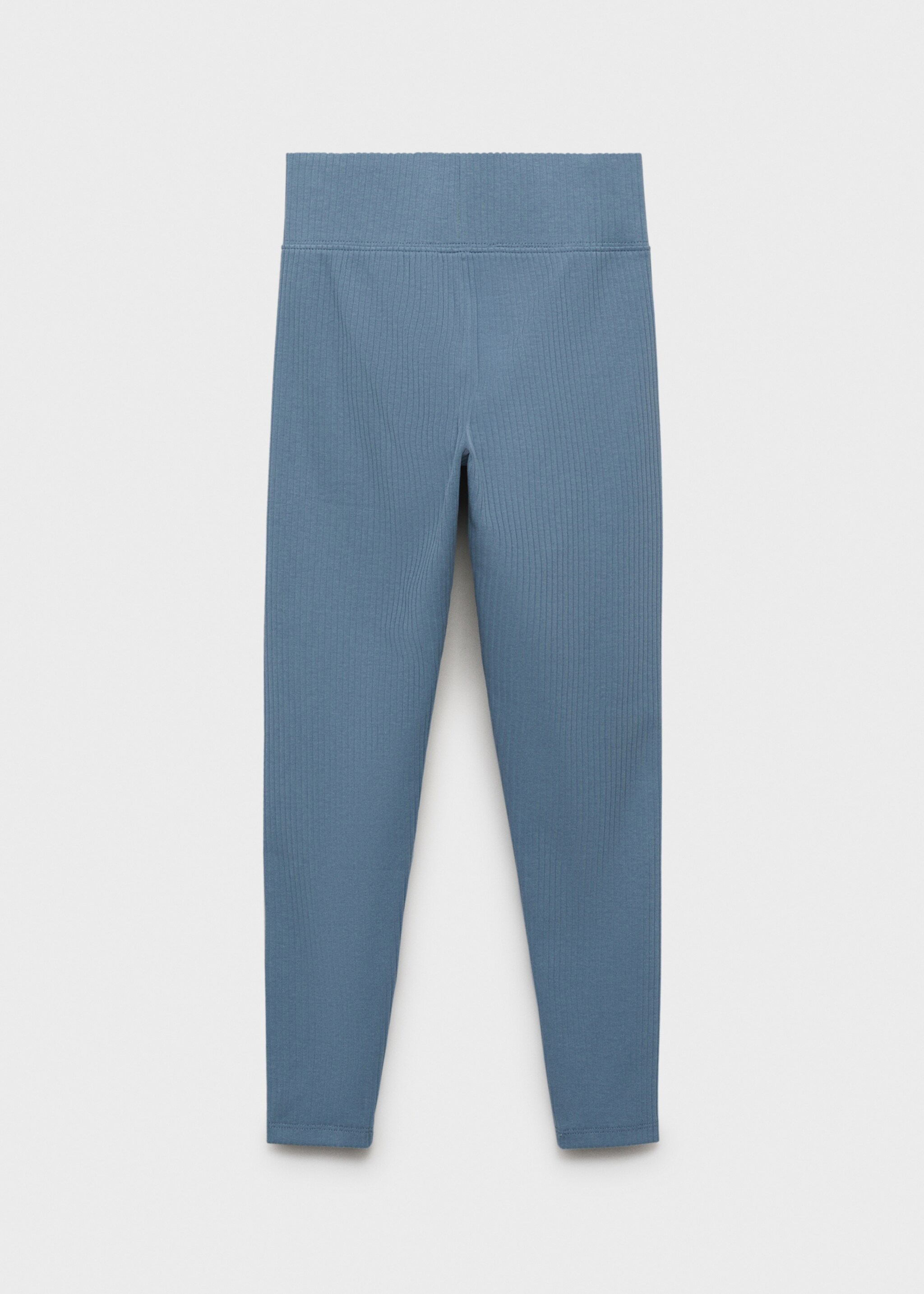 Cotton ribbed leggings - Reverse of the article