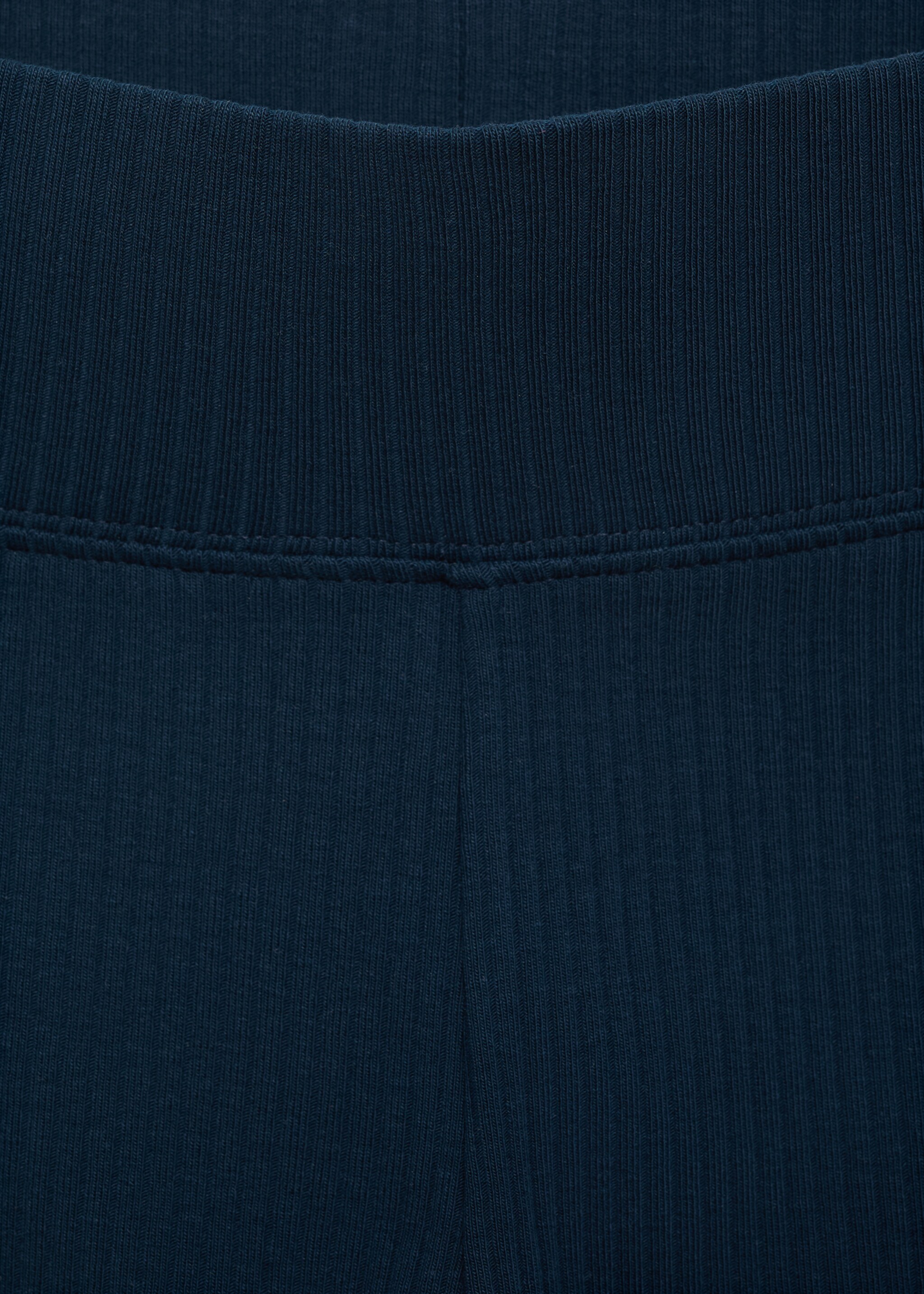 Cotton ribbed leggings - Details of the article 8
