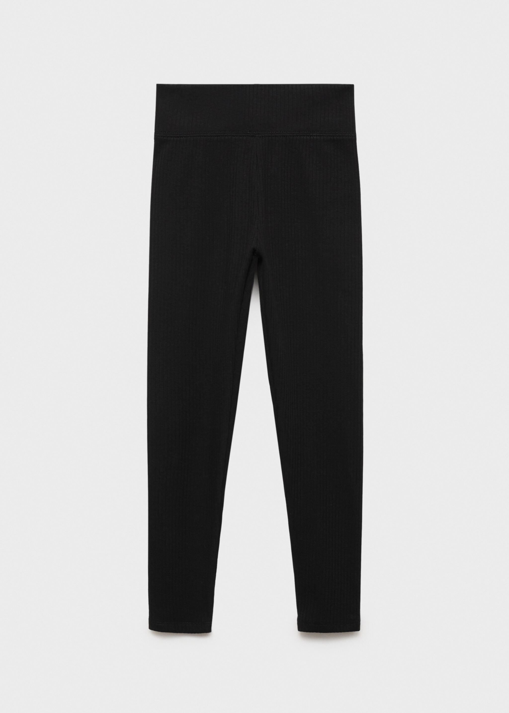 Cotton ribbed leggings - Article without model