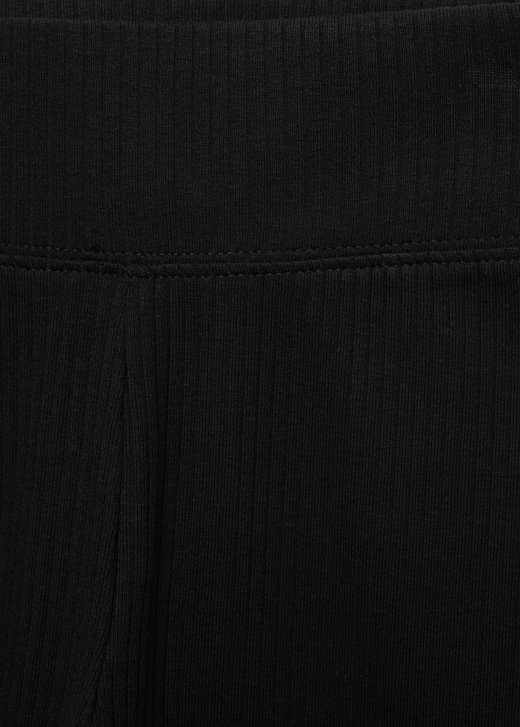 Cotton ribbed leggings