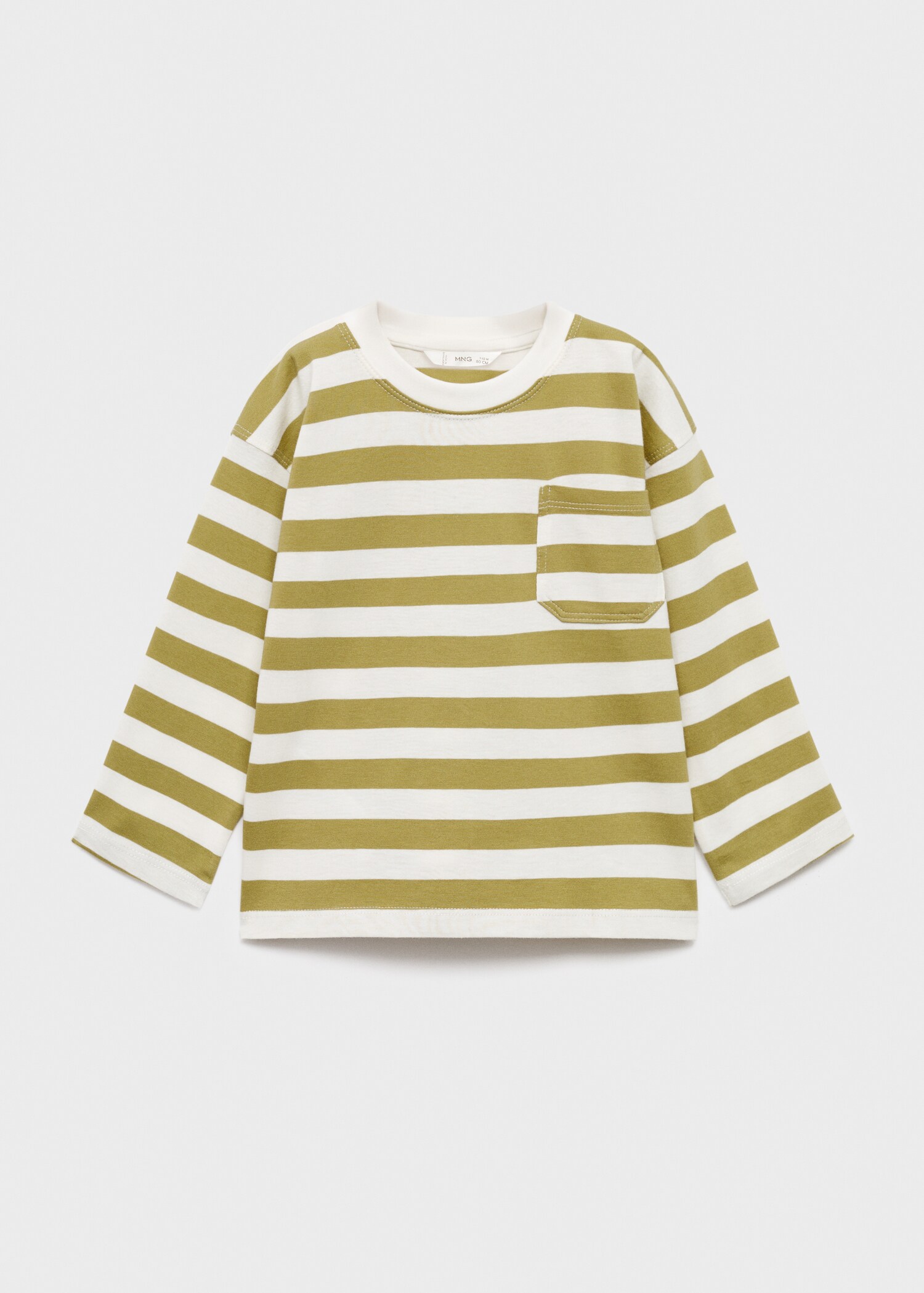 Camiseta rayas bolsillo - Artículo sin modelo