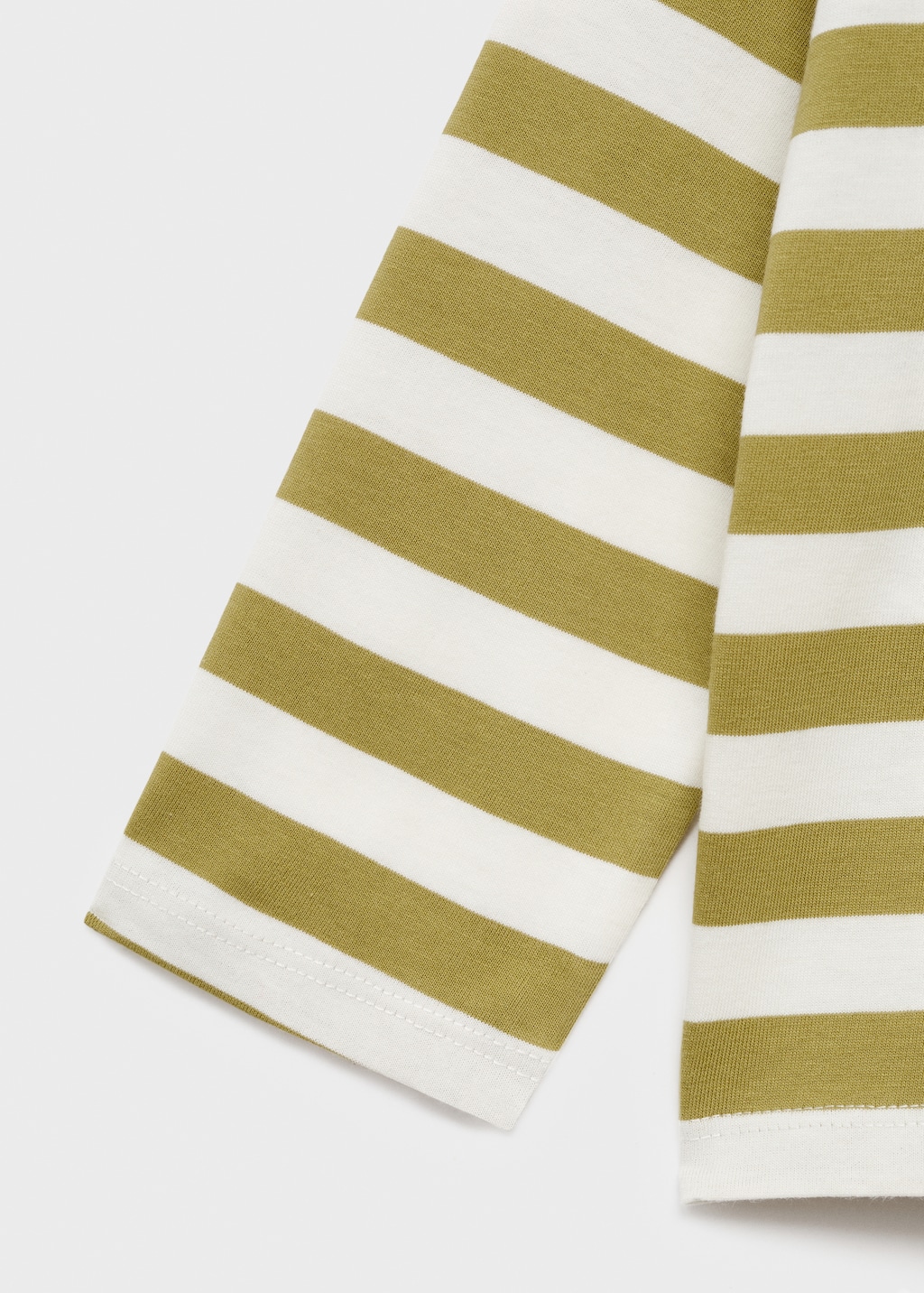 Chest-pocket striped T-shirt