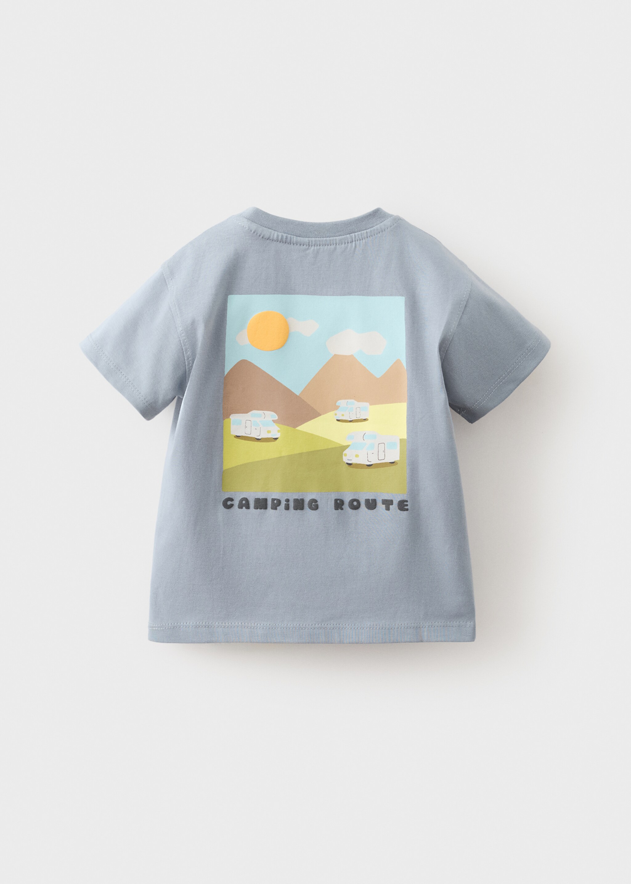 T-shirt imprimé montagne - Verso de l’article