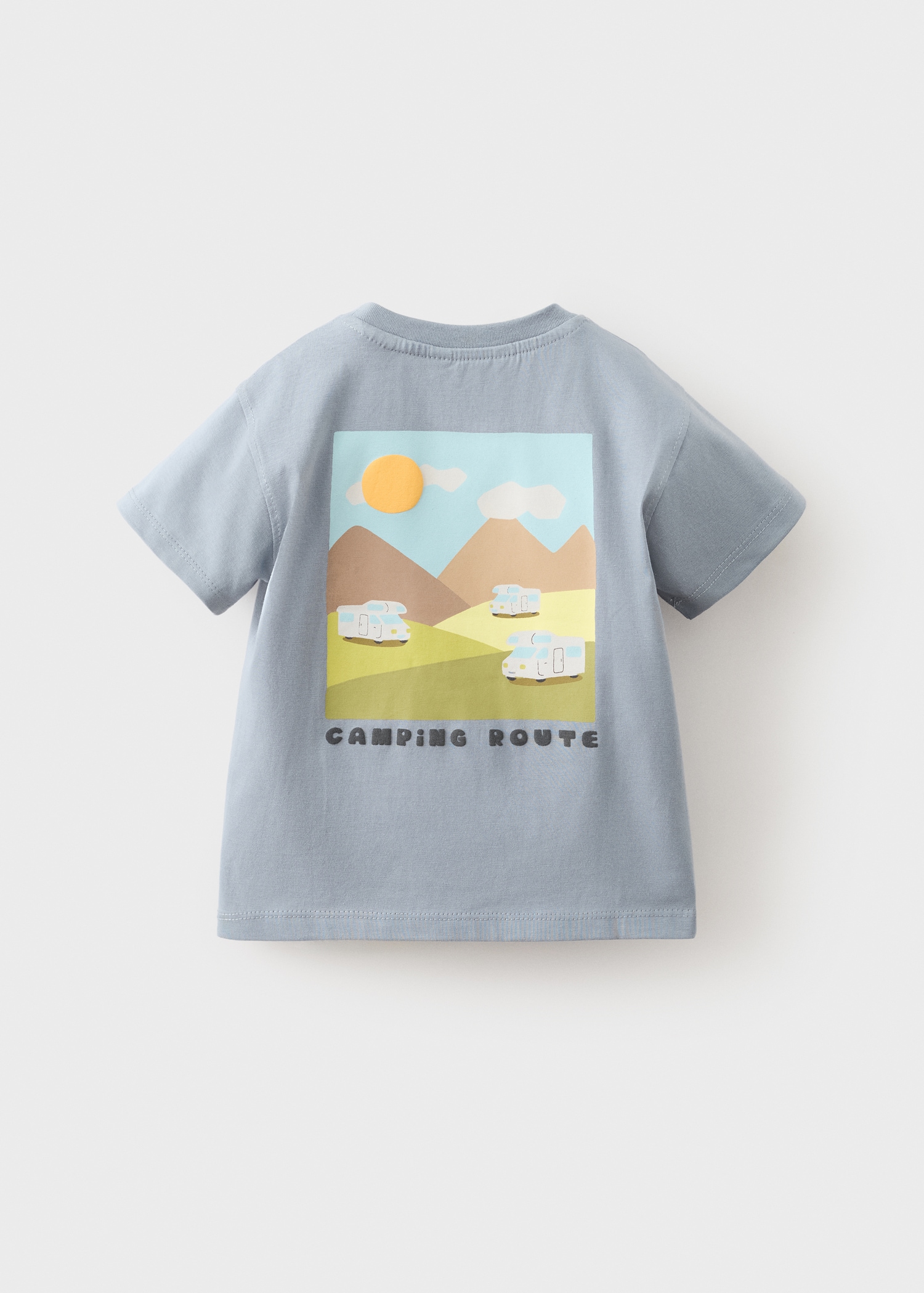 T-shirt imprimé montagne - Verso de l’article