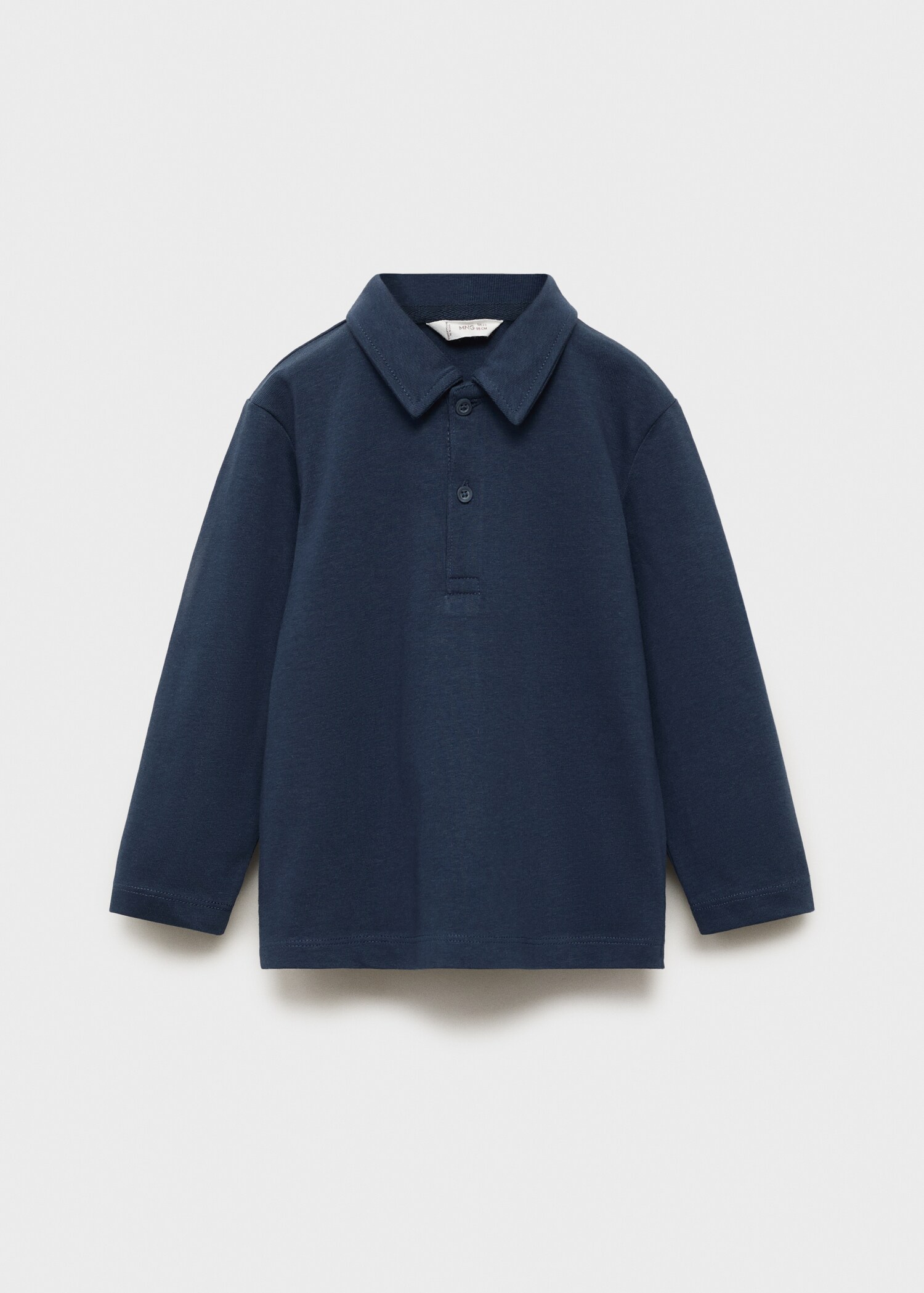 Unifarbenes Poloshirt aus Baumwolle - Artikel ohne Model