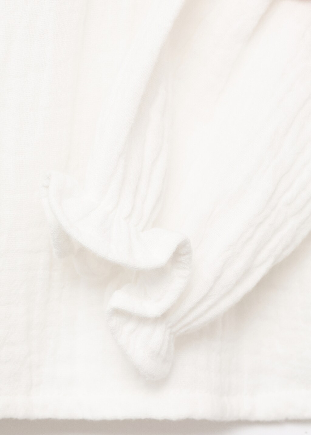 Double baby-collar shirt