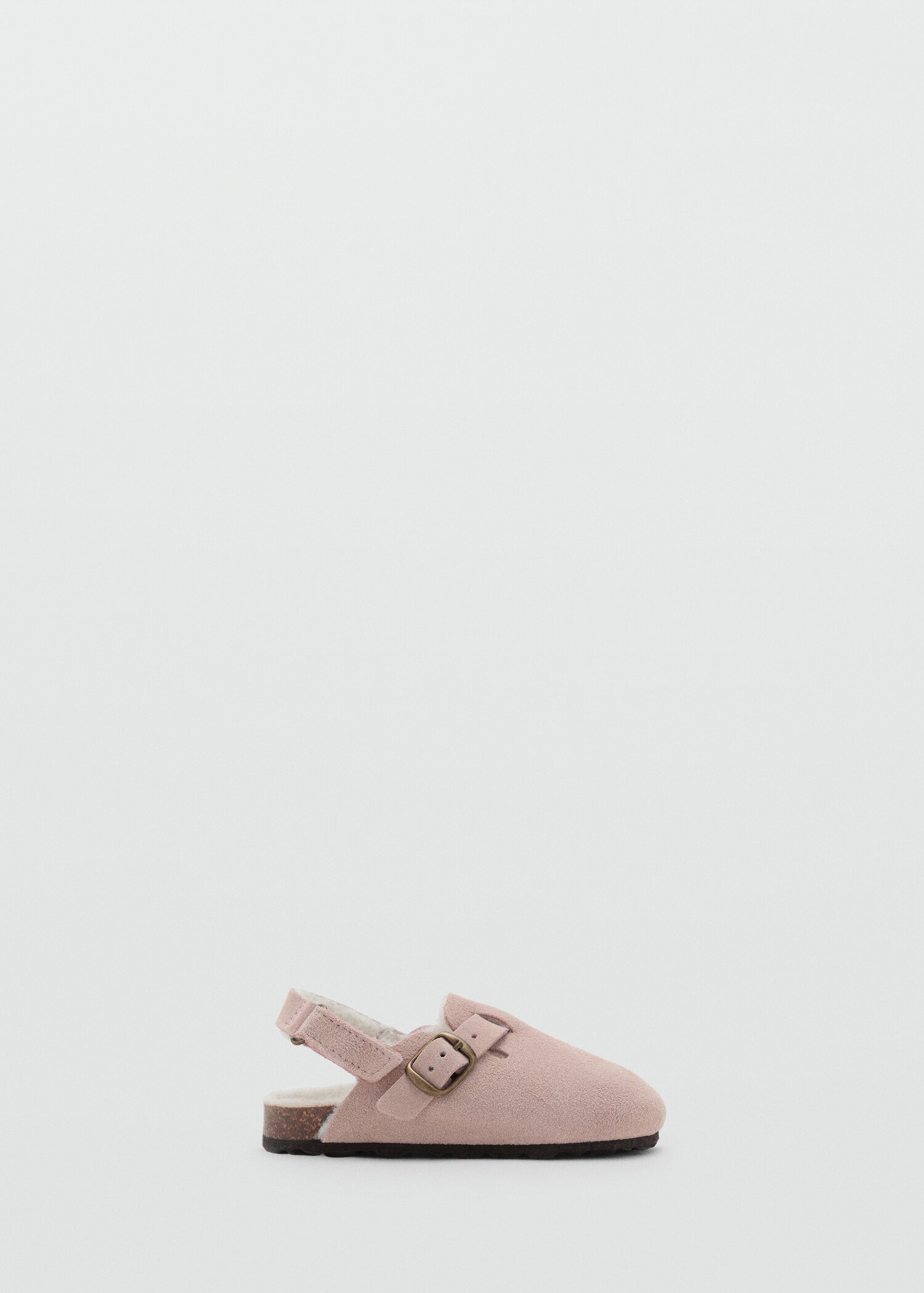 Sheepskin clogs with fur-effect lining - Article without model