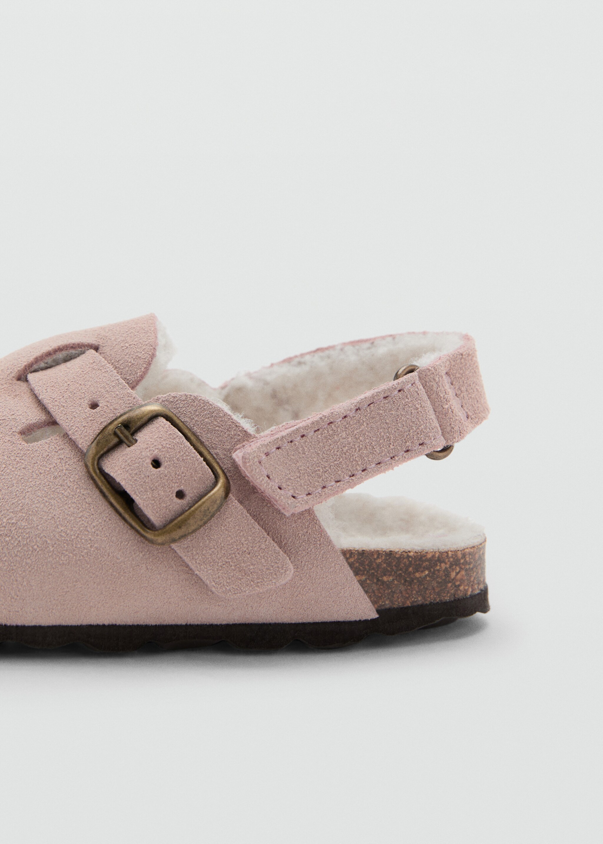 Sabots cuir doublure imitation mouton retourné - Détail de l'article 1