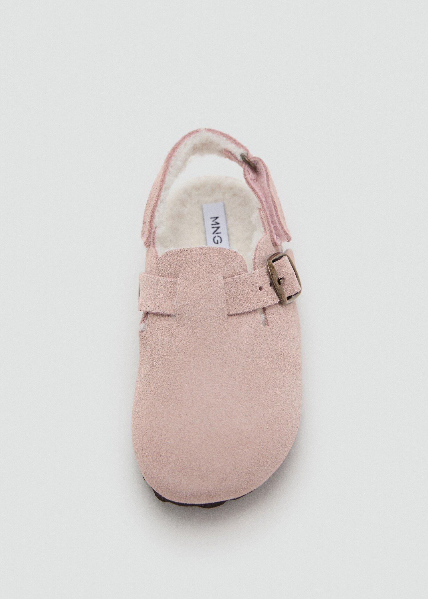 Sheepskin clogs with fur-effect lining - Details of the article 2