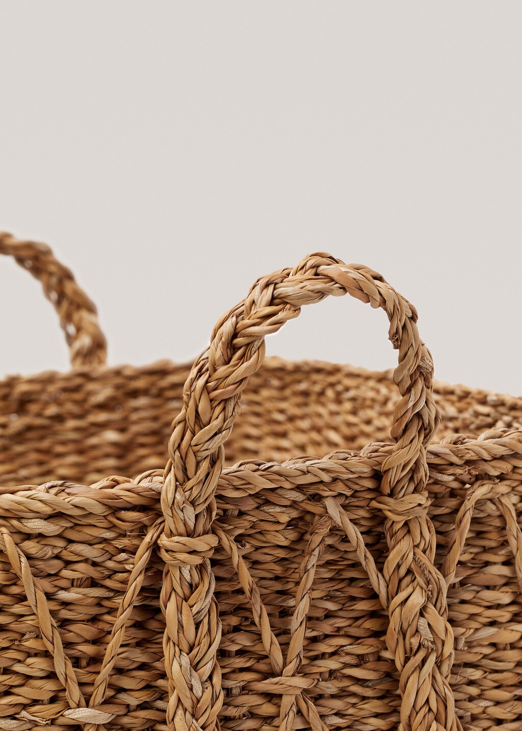 Medium square basket with handles - Home | MANGO USA