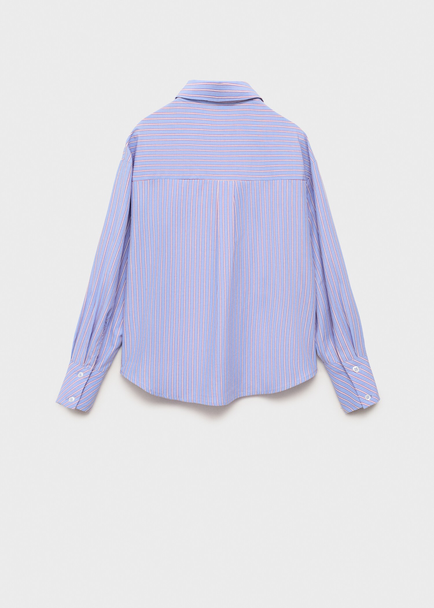 Chemise oversize coton rayures - Verso de l’article