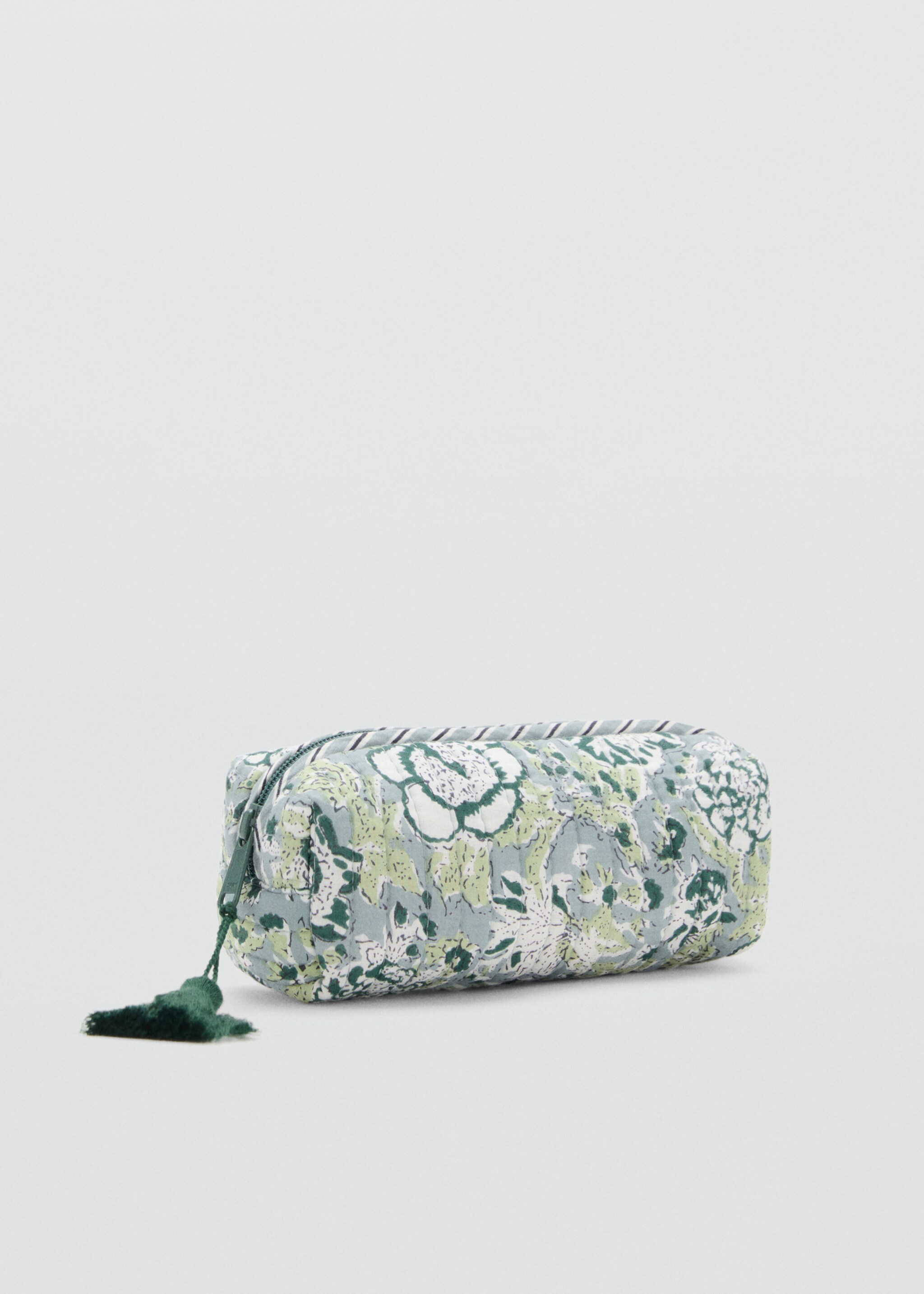 Trousse en imprimé fleuri - Plan moyen
