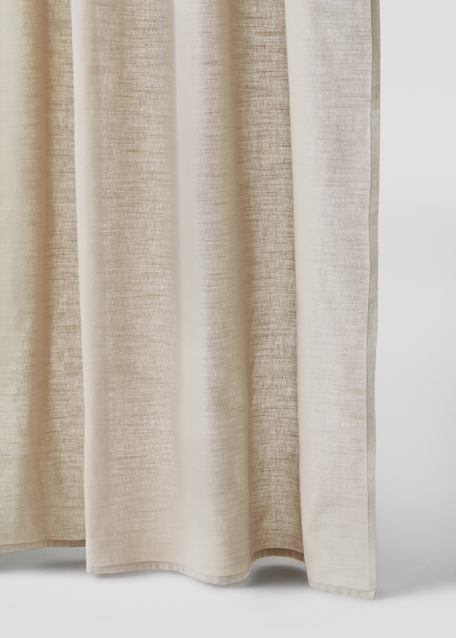 Medium-opacity cotton curtain - Article without model