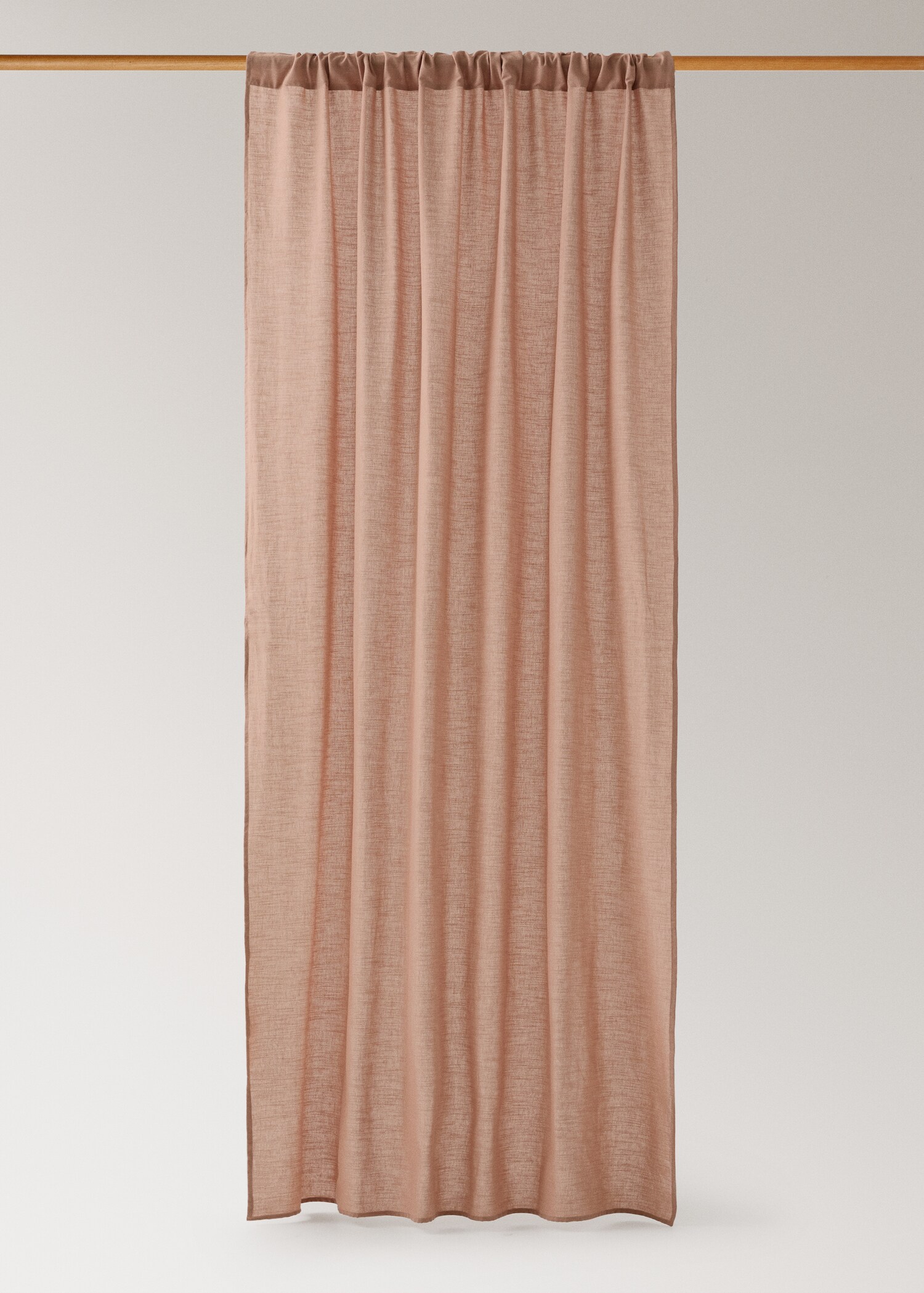 Medium-opacity cotton curtain - Article without model
