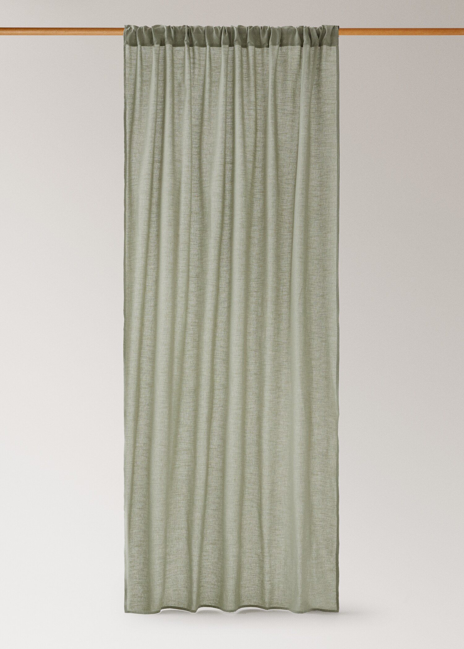 Medium-opacity cotton curtain - Article without model