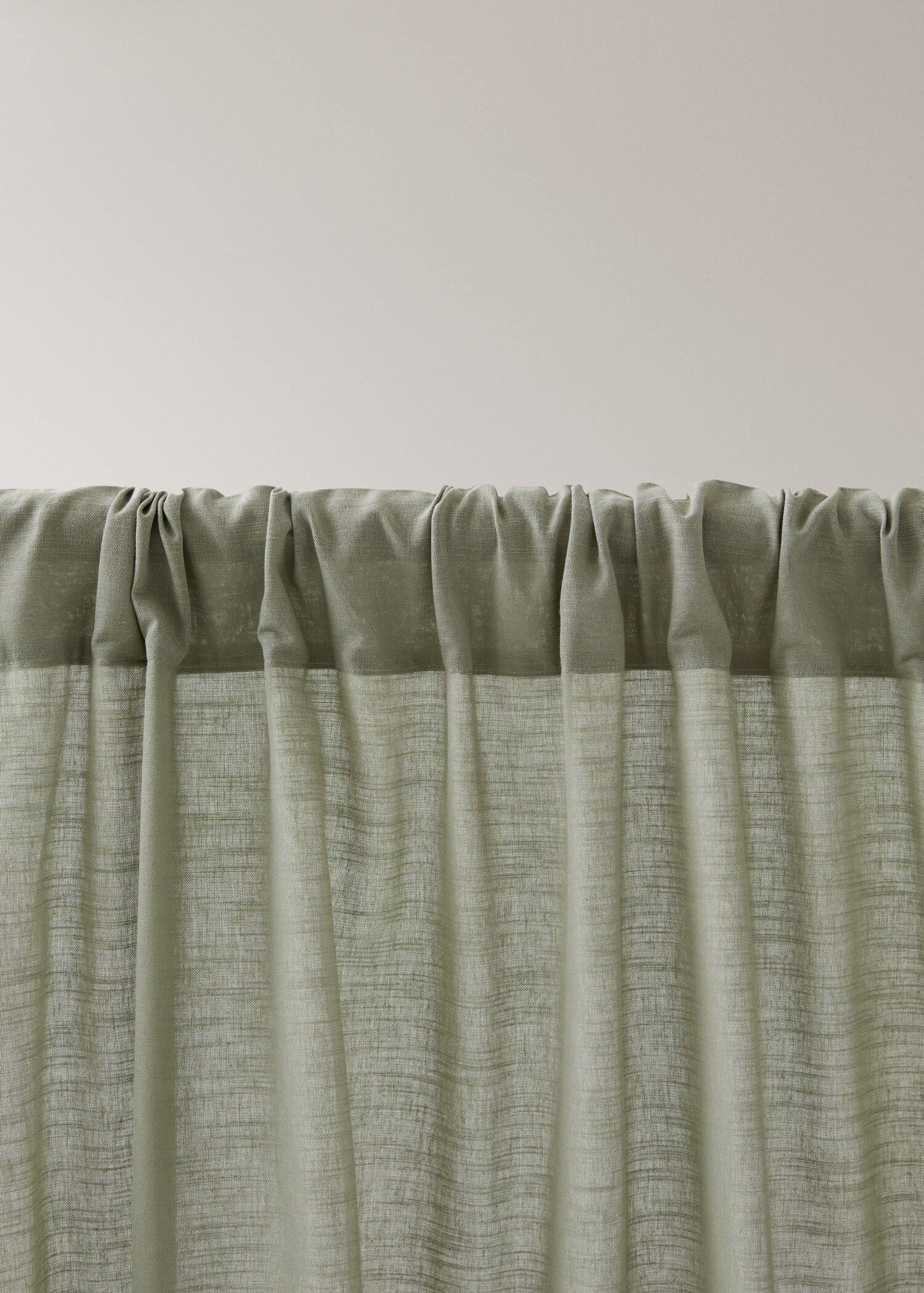 Medium-opacity cotton curtain - Details of the article 2
