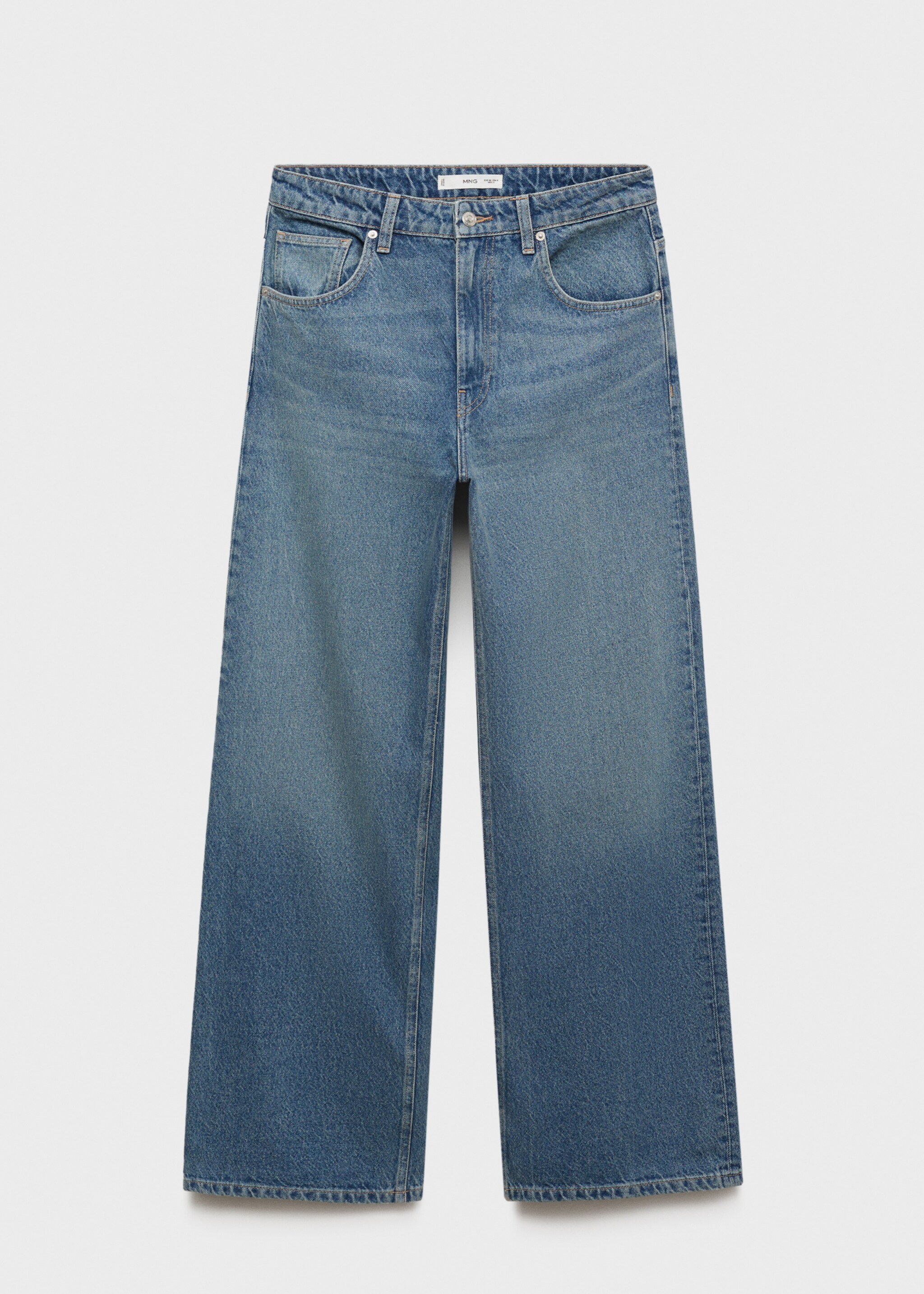 Mid-rise straight jeans - Article without model