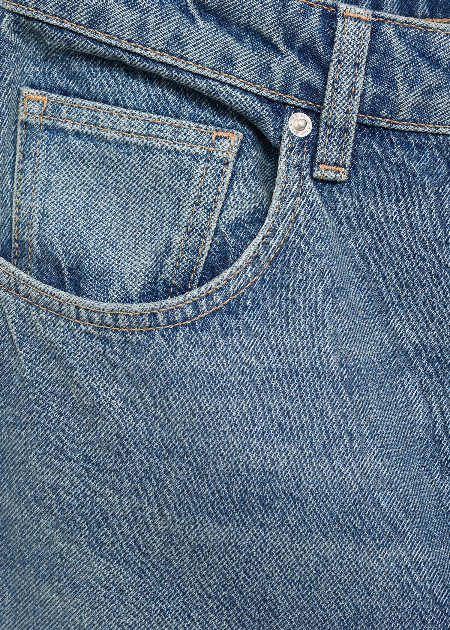 Mid-rise straight jeans - Details of the article 0