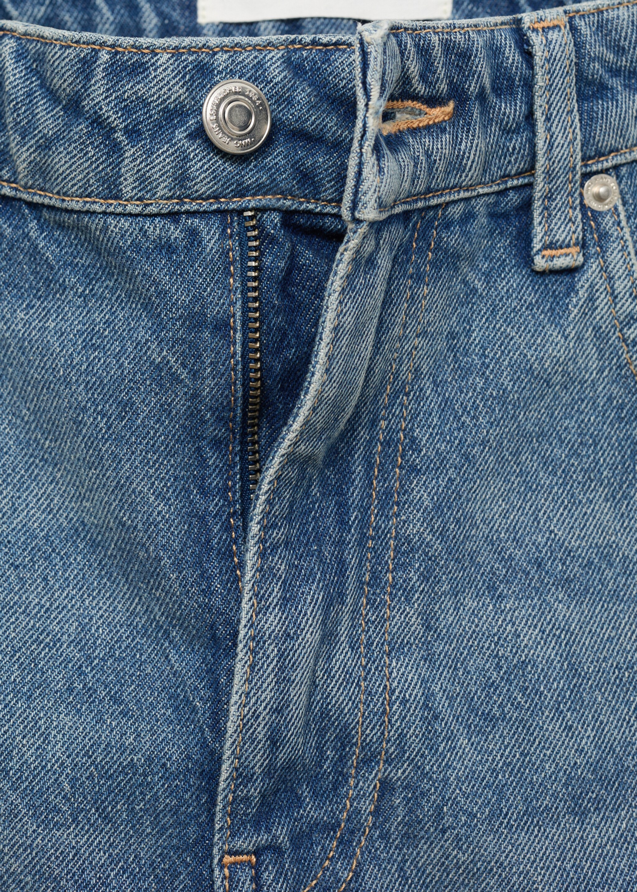 Mid-rise straight jeans - Details of the article 8