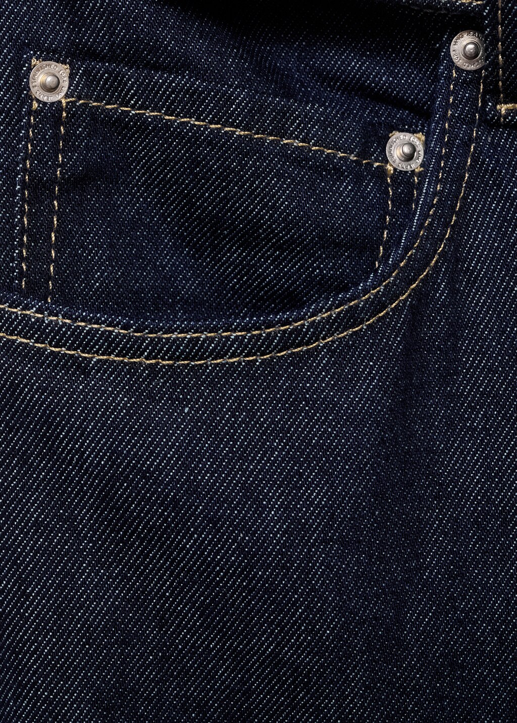 Mango Straight-fit belt jeans