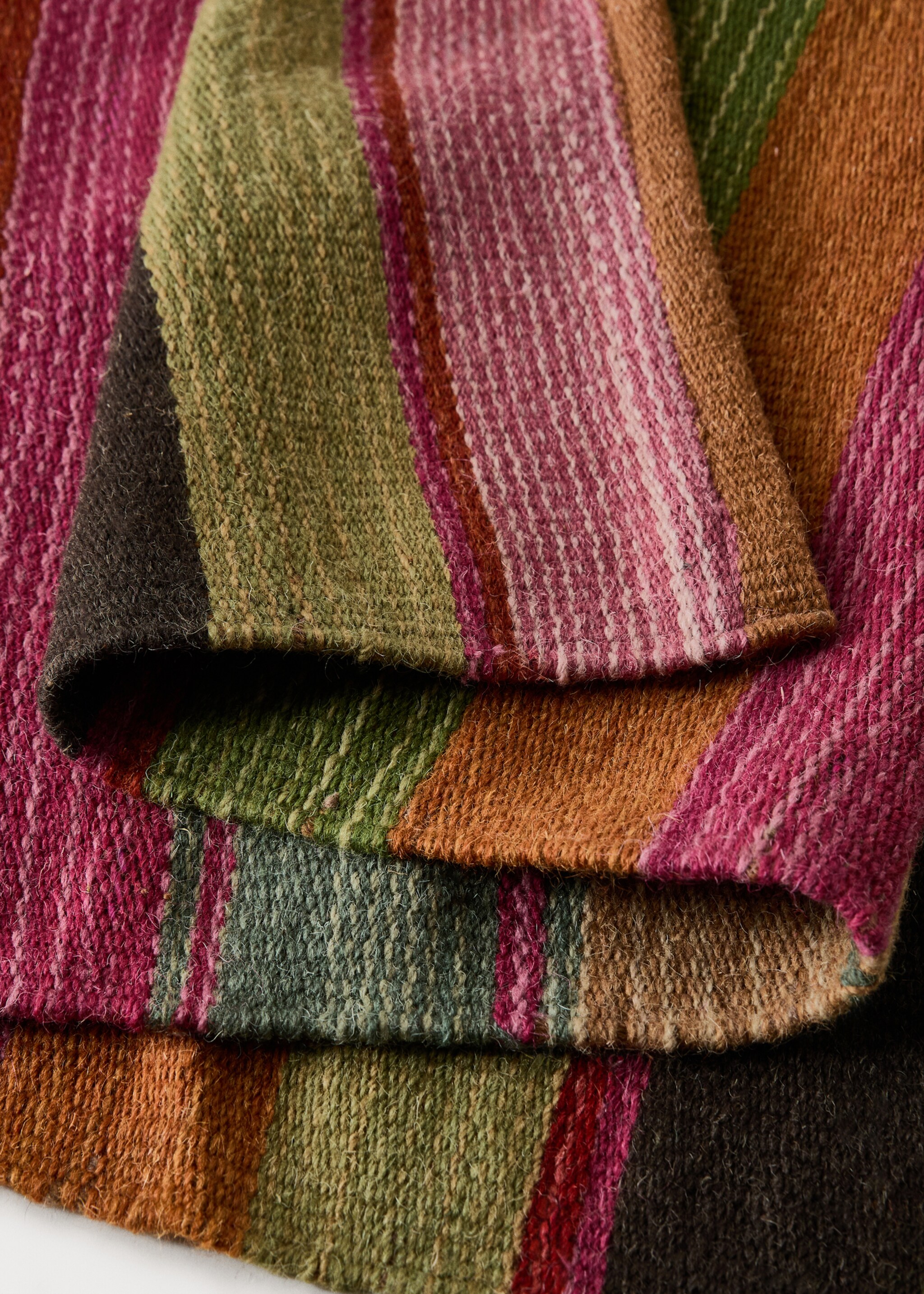 Alfombra lana raya multicolor - Detall de l'article 1, Cirera. Ref: 17053326-00.