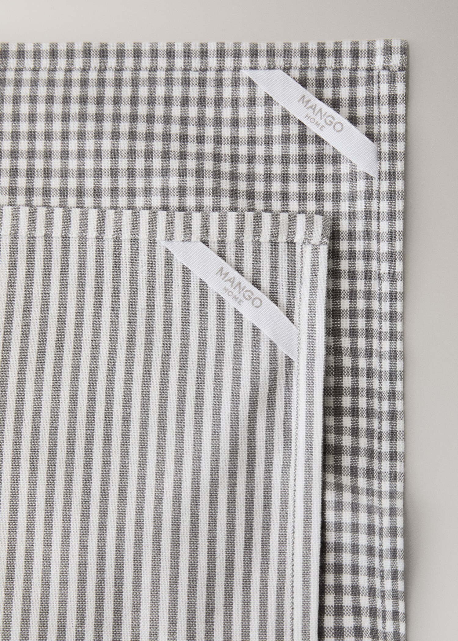 Küchentuch mit Karomuster und Streifen - Detail des Artikels 2